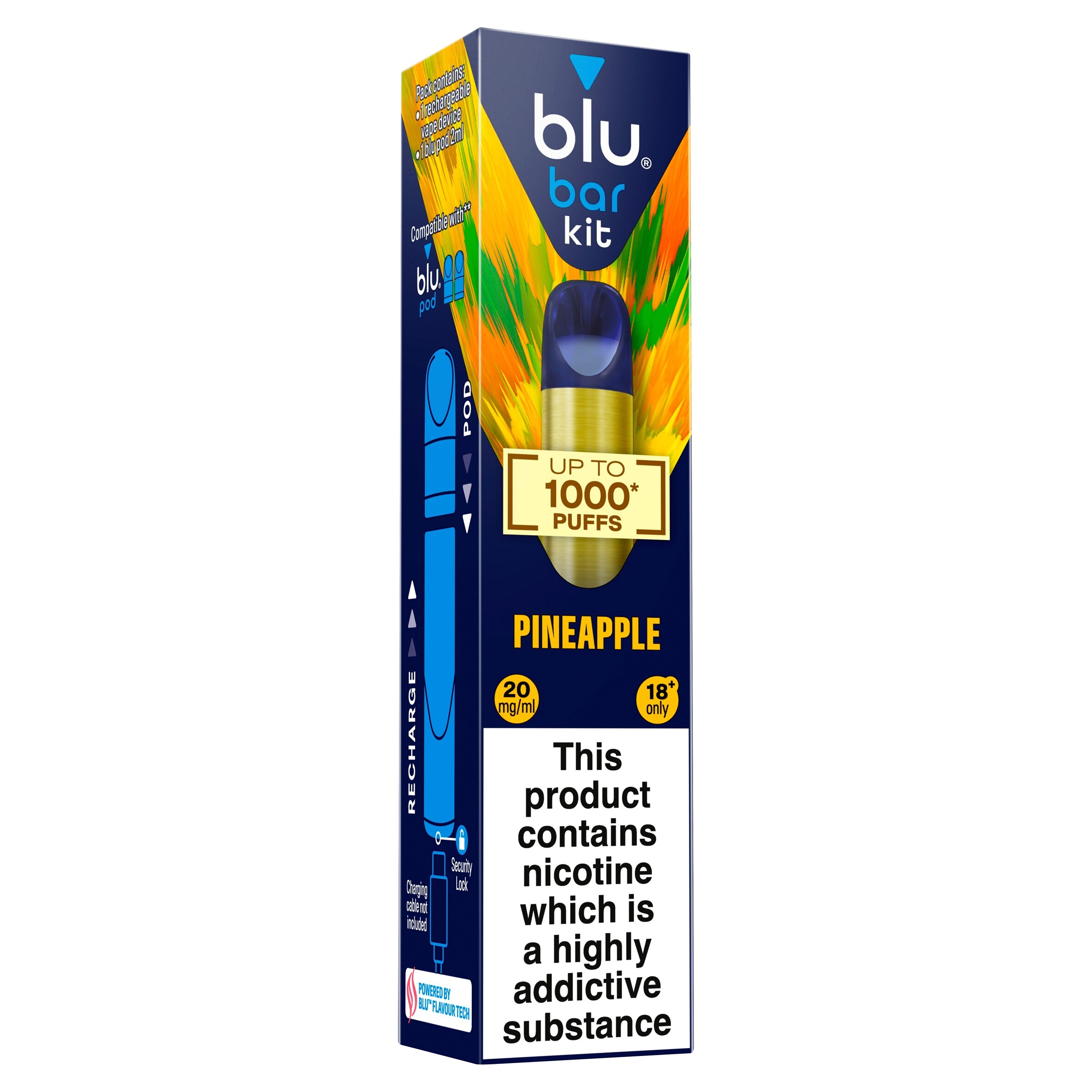 blu bar kit Pineapple 20mg/ml thumbnail 2
