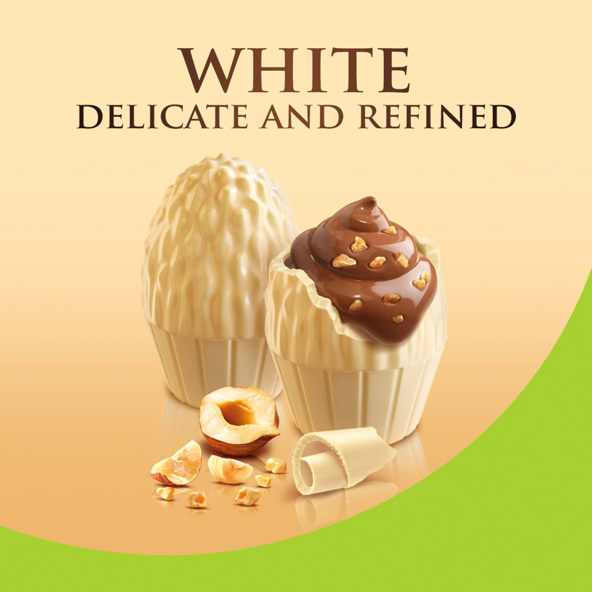 Ferrero Rocher White Chocolate Golden Mini Easter Eggs 90g thumbnail 2