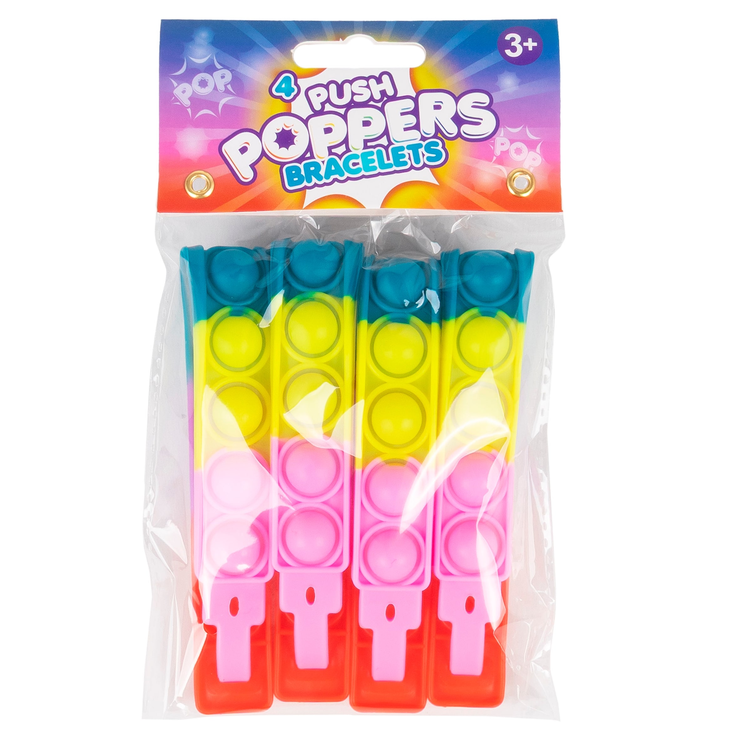 Pop Band Bracelet 4 pack