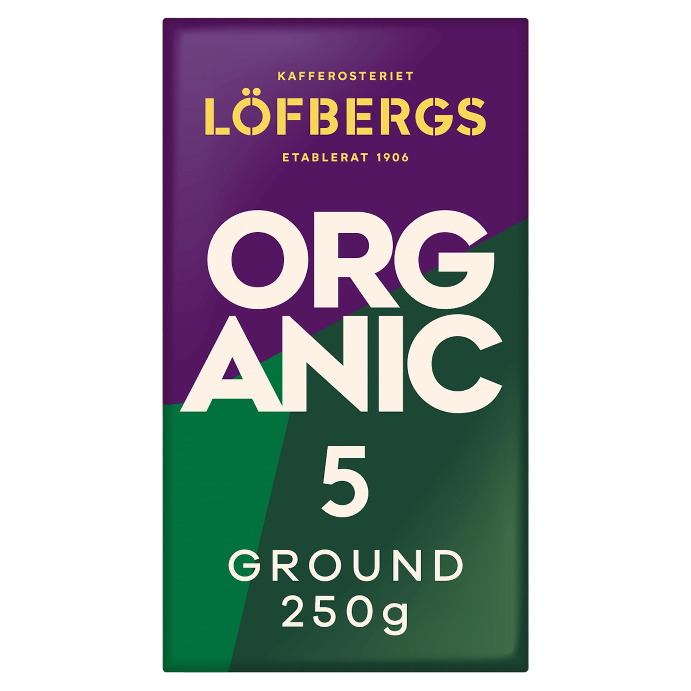 Lofbergs Organic 100% Arabica Ground Coffee 250g