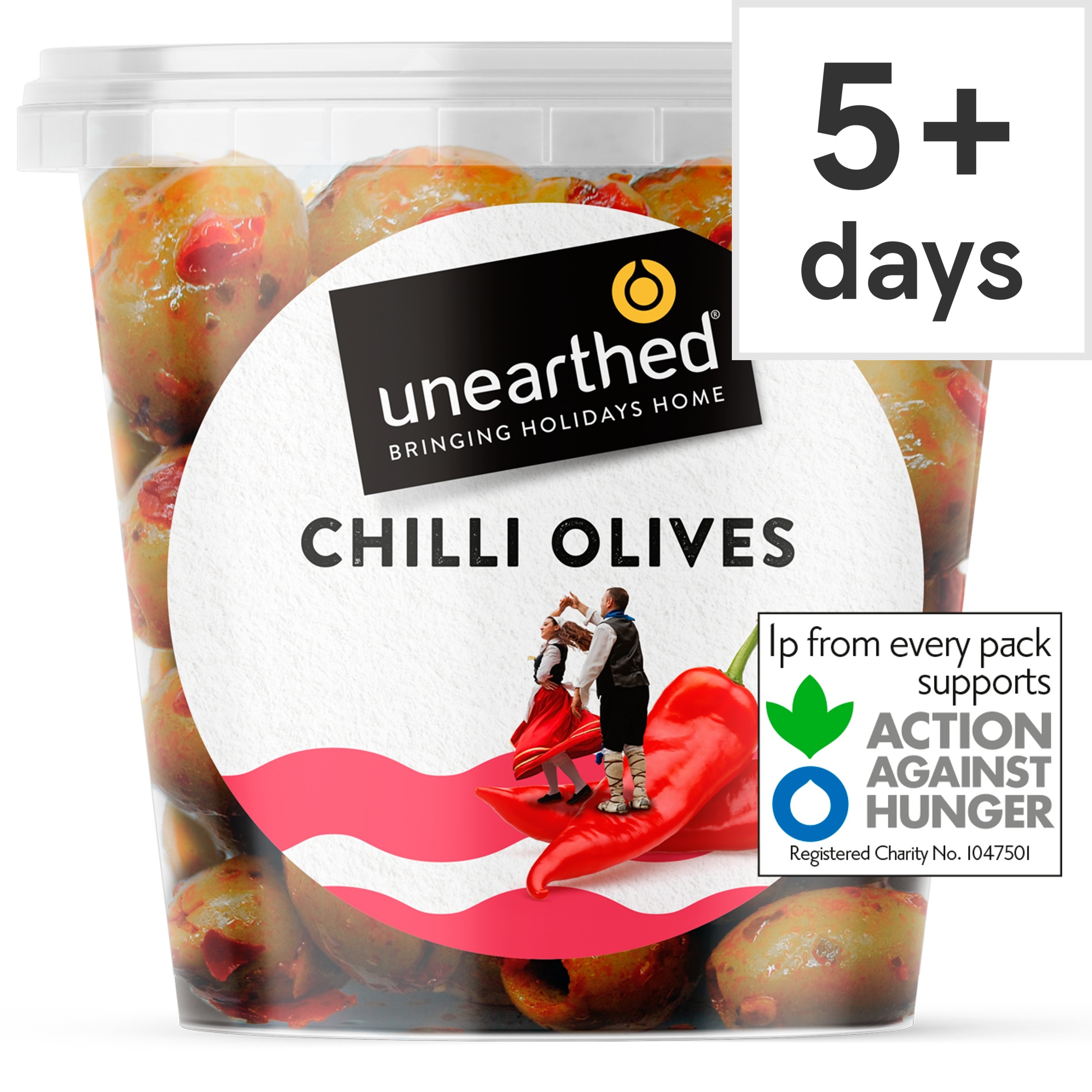 Unearthed Chilli Olives