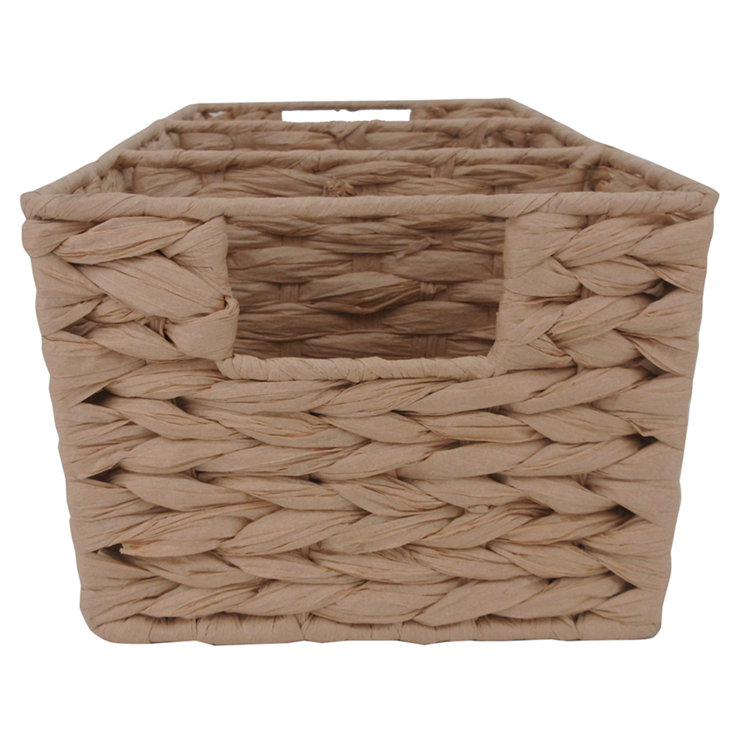 F&F Home Natural 3 Section Storage Basket thumbnail 3