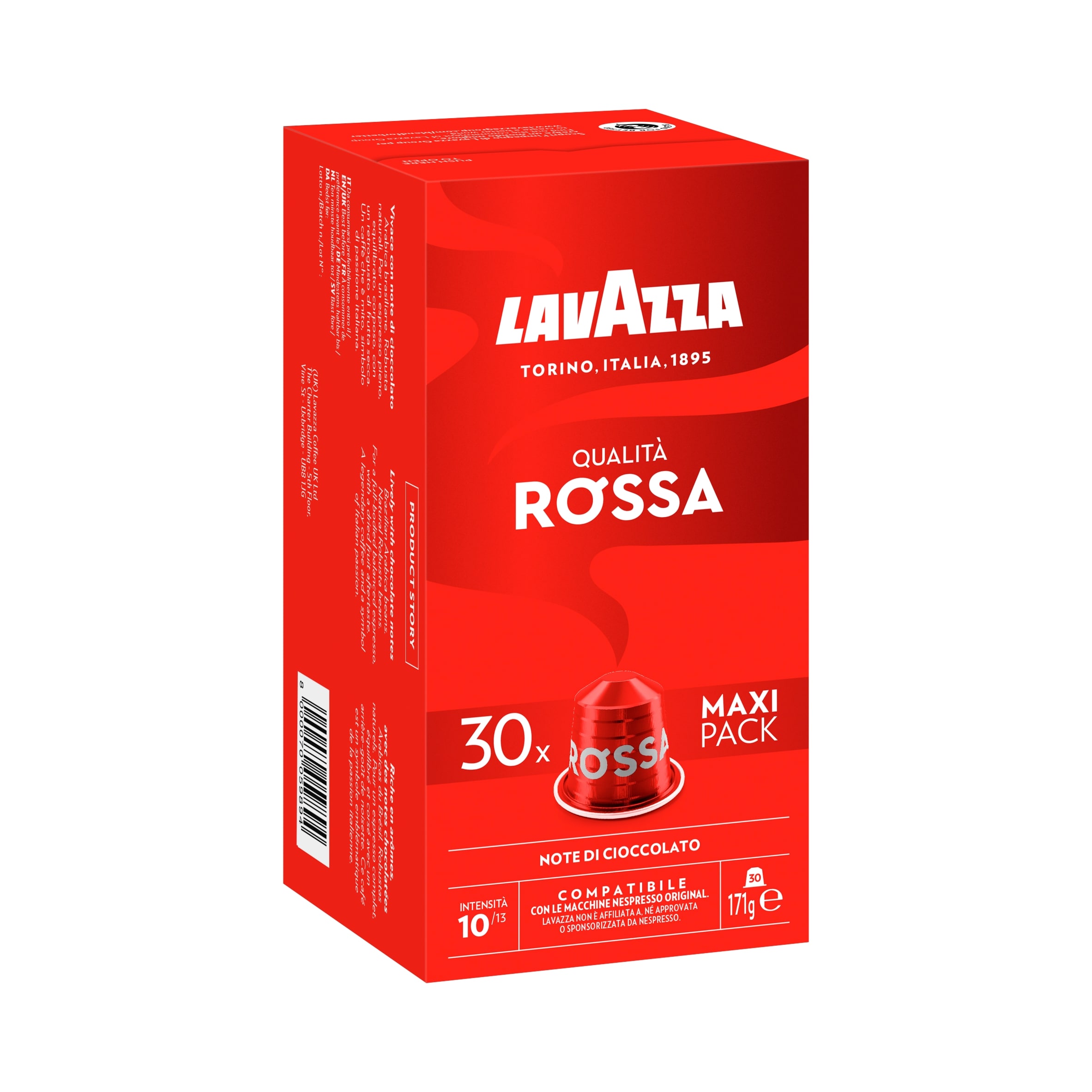 Lavazza Qualità Rossa Nespresso Pod 30s 171g thumbnail 2