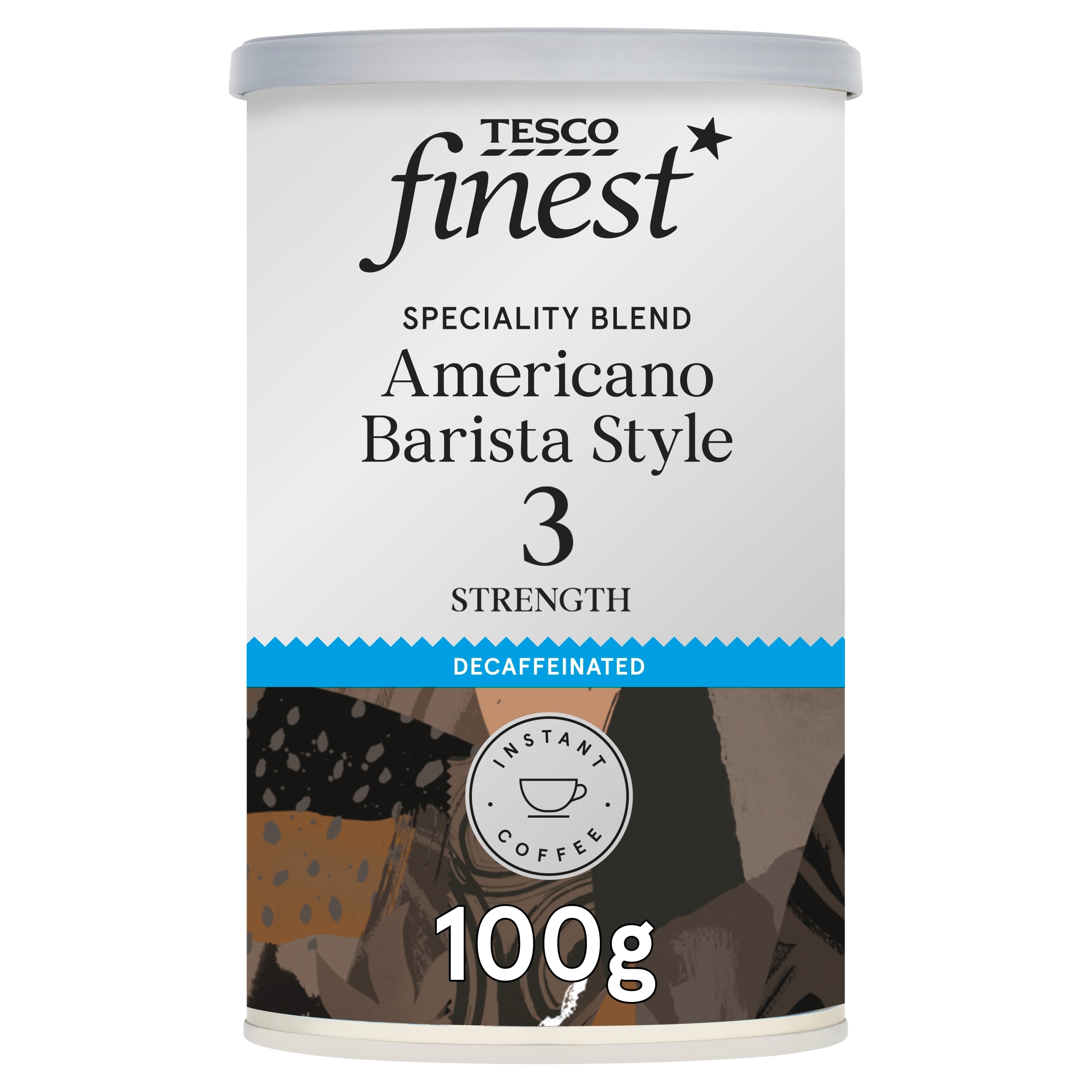 Tesco Finest Decaffeinated Americano Barista Style Instant Coffee 100g