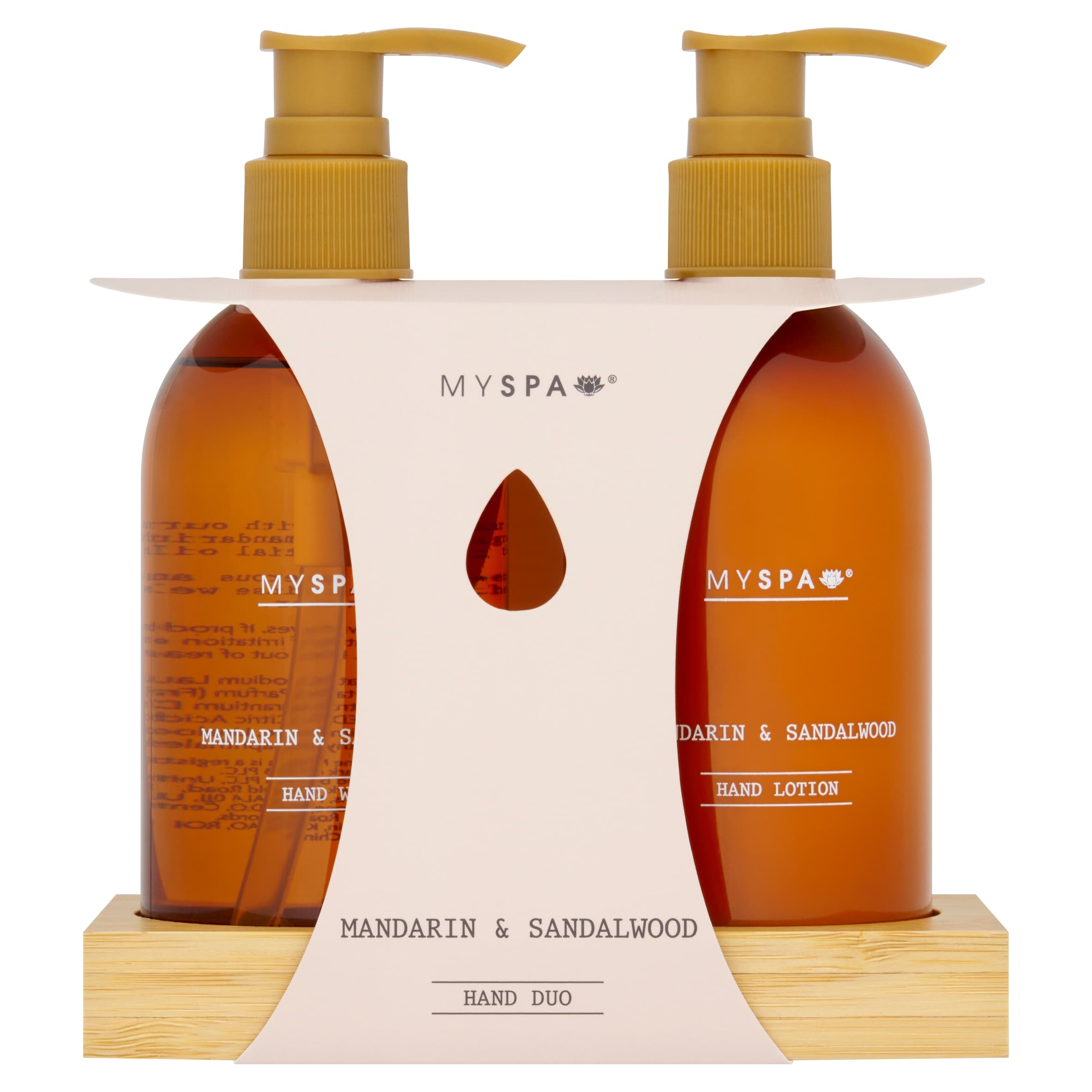 MY SPA HAND DUO WASH & LOTION MANDARIN & SANDALWOOD
