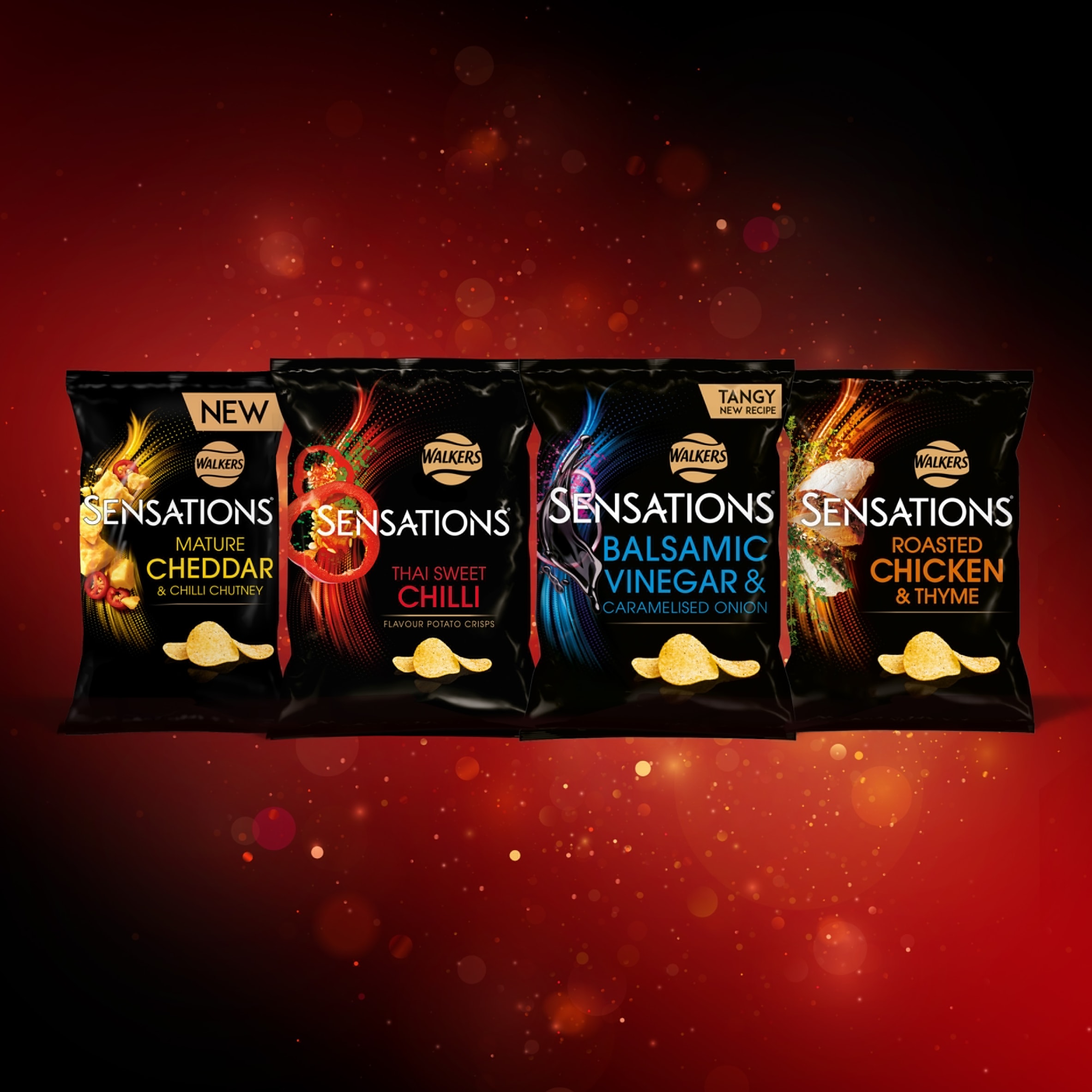 Walkers Sensations Multipack Crisps - Thai Sweet Chilli 5x25g thumbnail 4