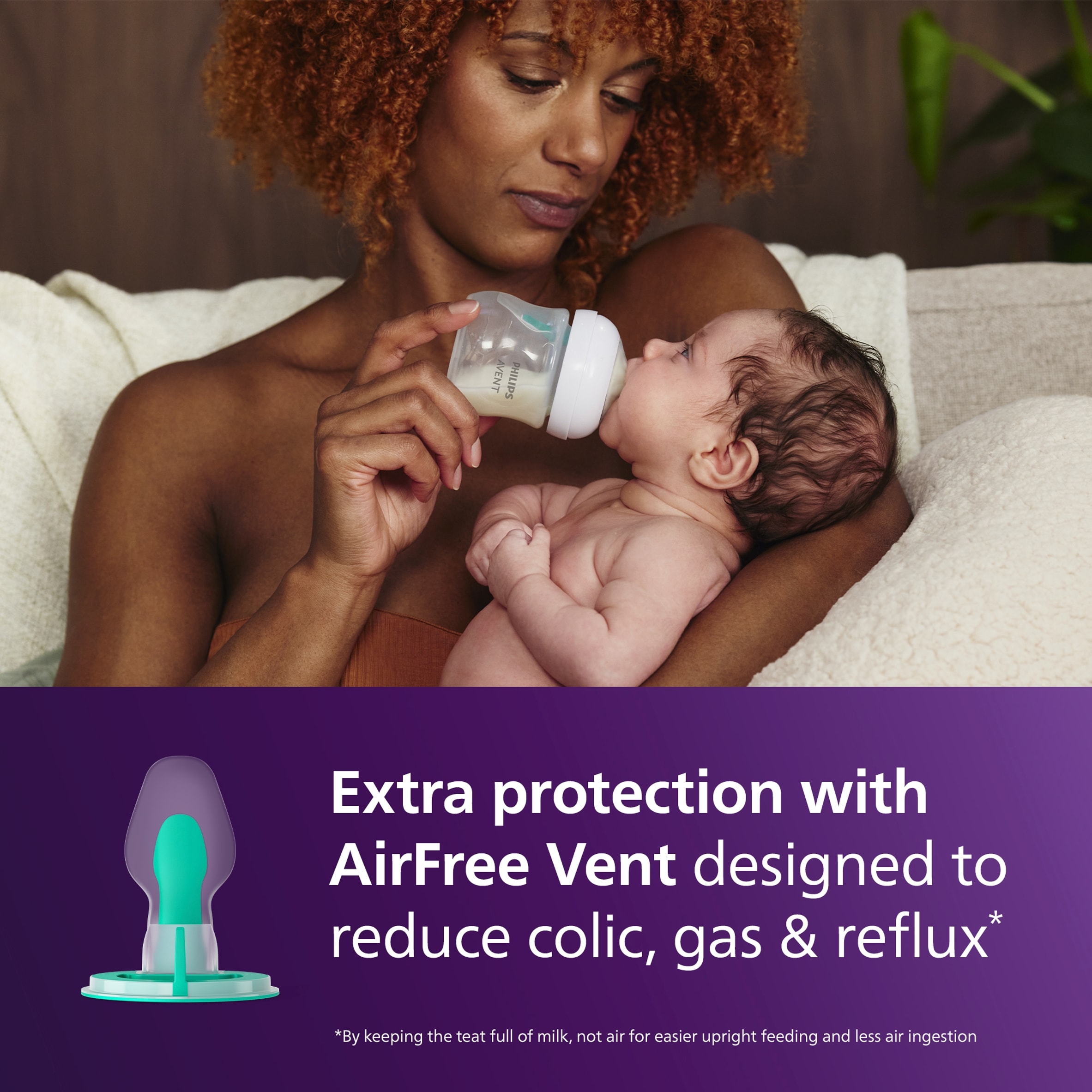 Philips Avent Natural Response Bottle 1m+ AirFree Vent 260ml thumbnail 4