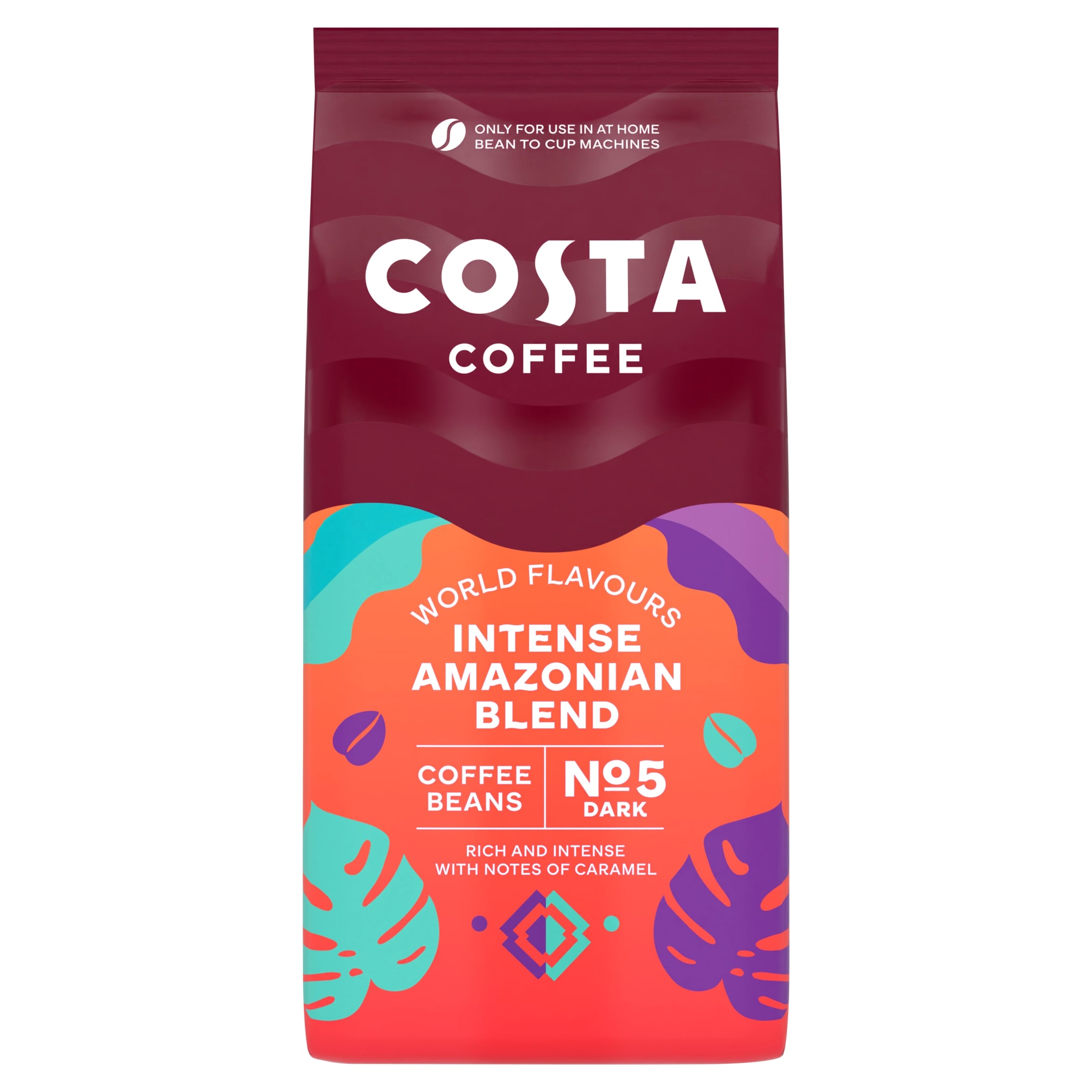 Costa Coffee Intense Amazonian Blend Coffee Beans 1kg