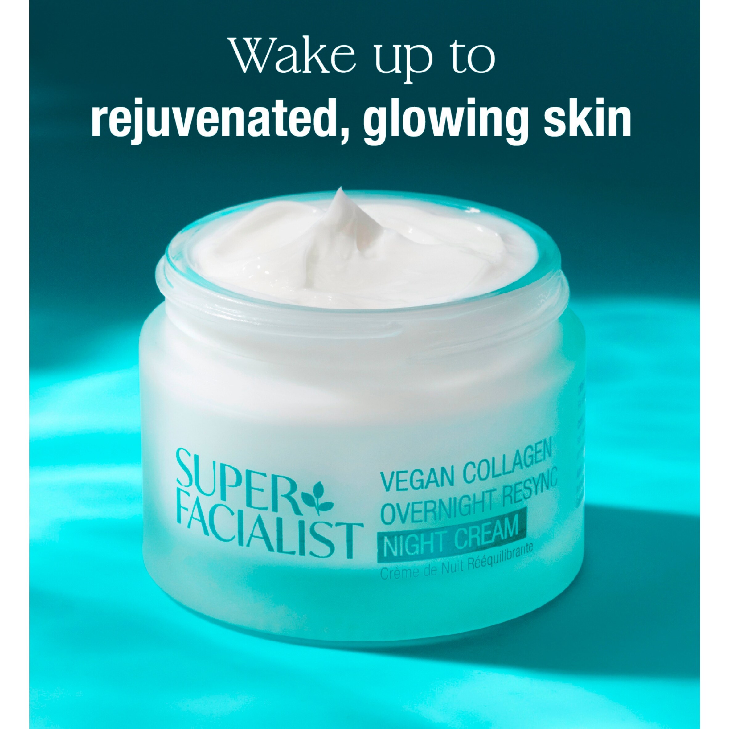 Super Facialist Vegan Collagen Overnight Resync Night Cream 50ml thumbnail 3