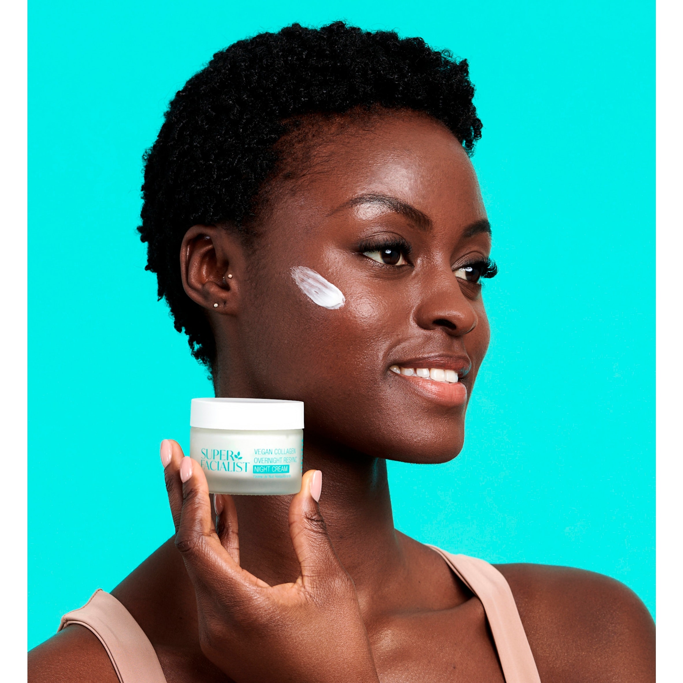 Super Facialist Vegan Collagen Overnight Resync Night Cream 50ml thumbnail 5