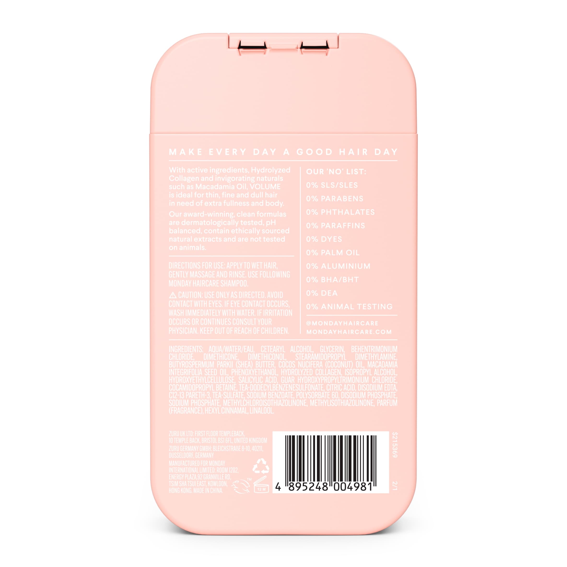 Monday Conditioner Volume 200ml thumbnail 2