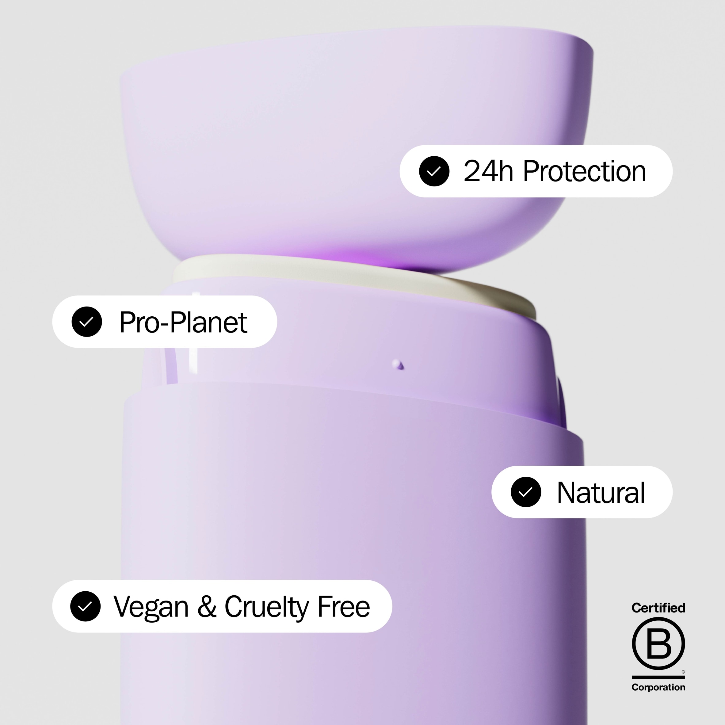 Fussy Natural Deodorant Refill Lavender Fields 40g thumbnail 3