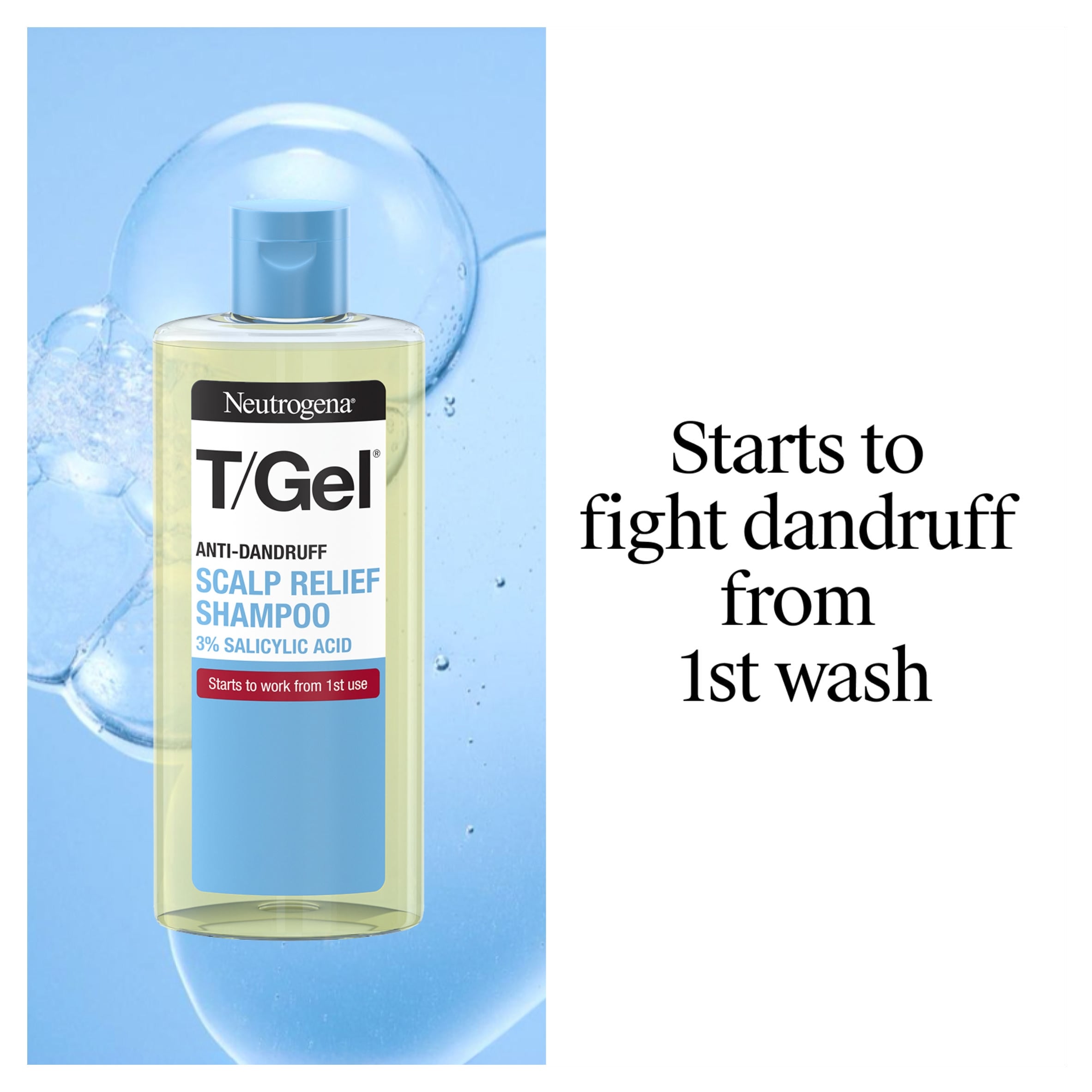 Neutrogena T/GEL Anti-Dandruff Scalp Relief Shampoo 250ml thumbnail 2
