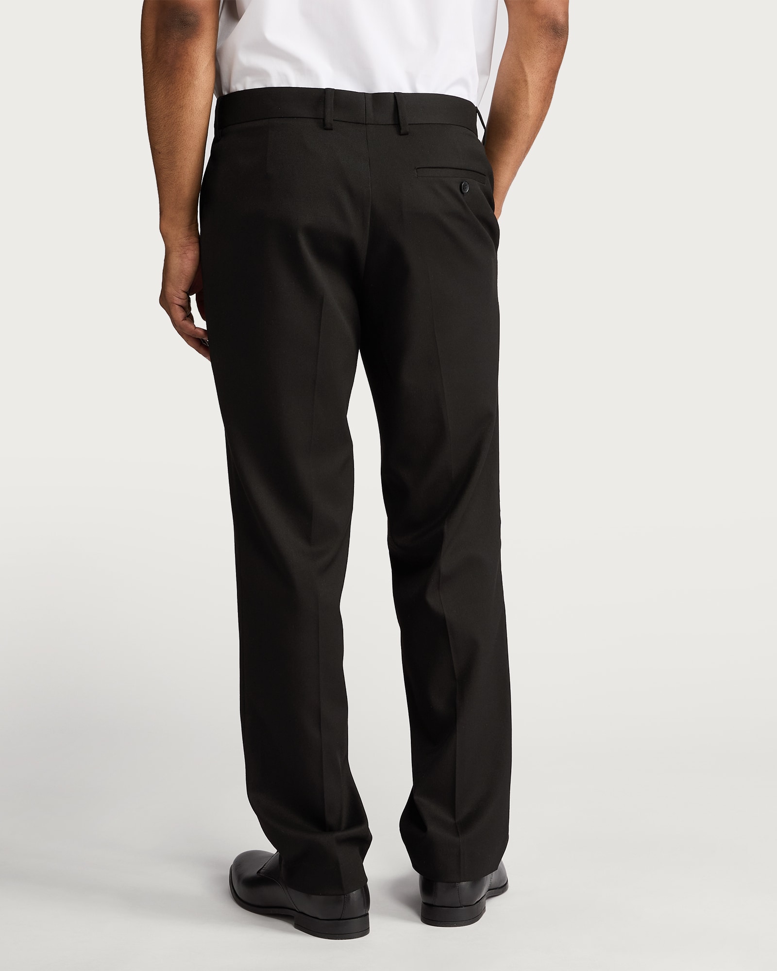 F&F Slim Fit Formal Trousers in Black thumbnail 3