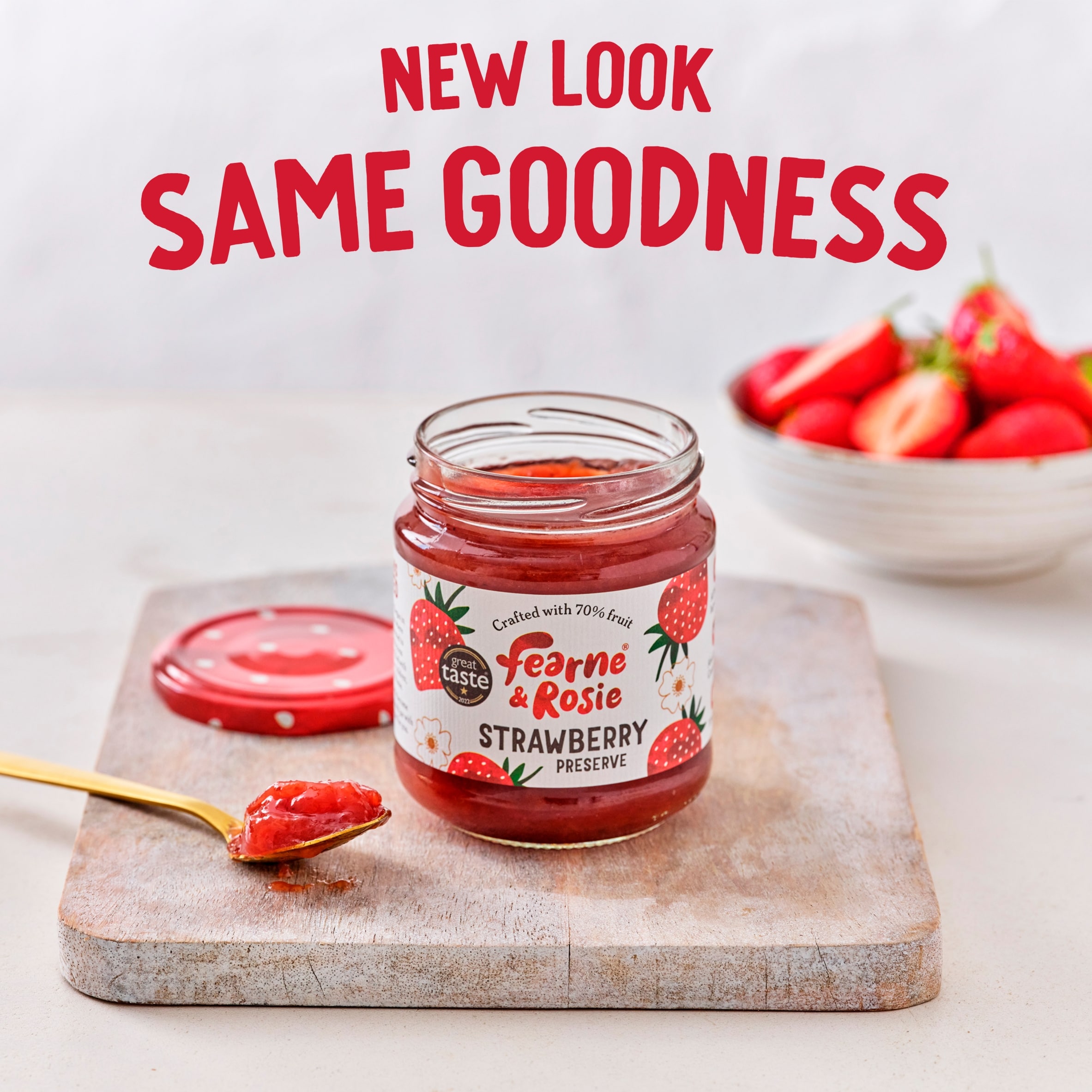 Fearne & Rosie Strawberry Preserve 310g thumbnail 4