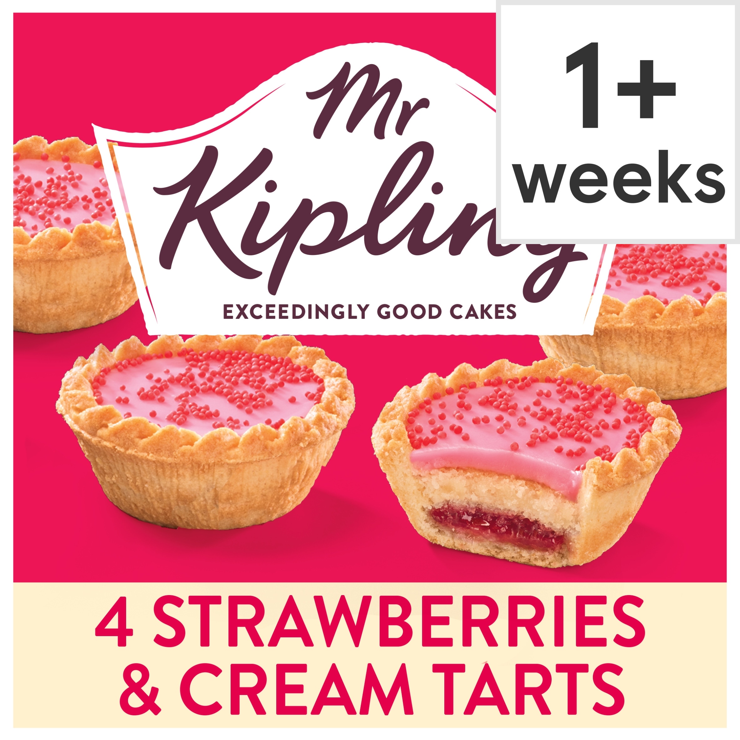 Mr Kipling Strawberries and Cream Tarts