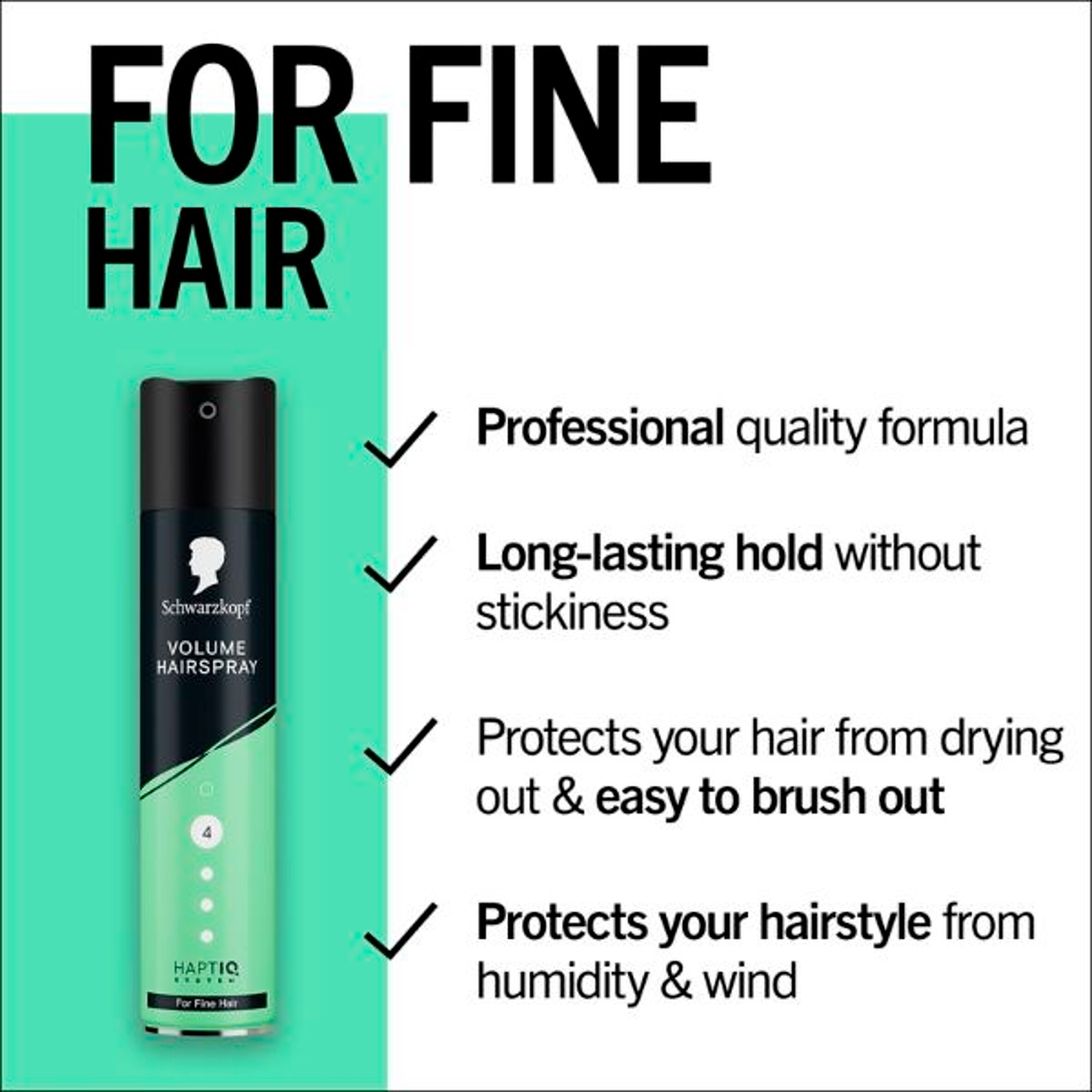 Schwarzkopf Volume Hairspray For Fine Hair 250ml thumbnail 3