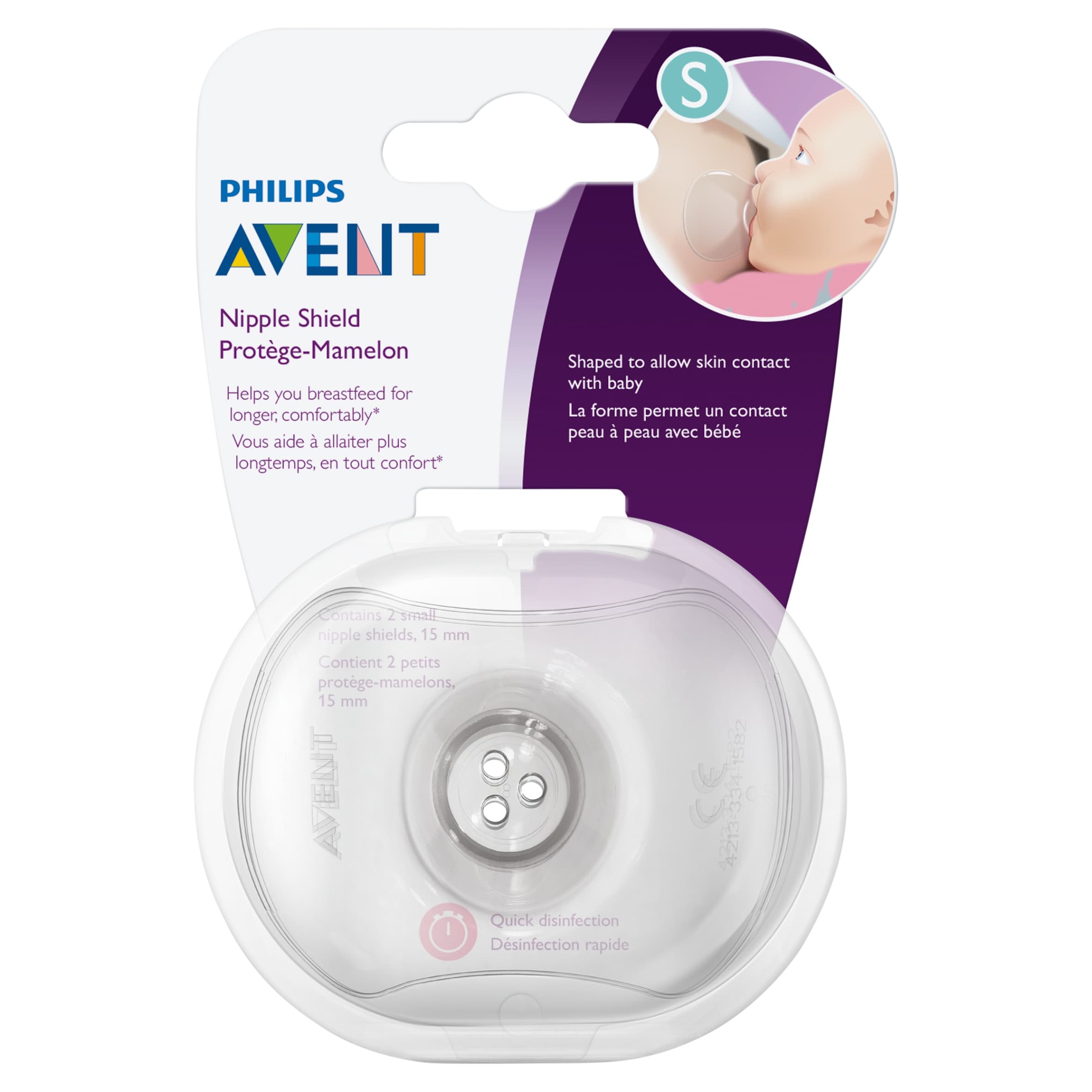 Philips Avent Nipple Shield Medium 2 pack