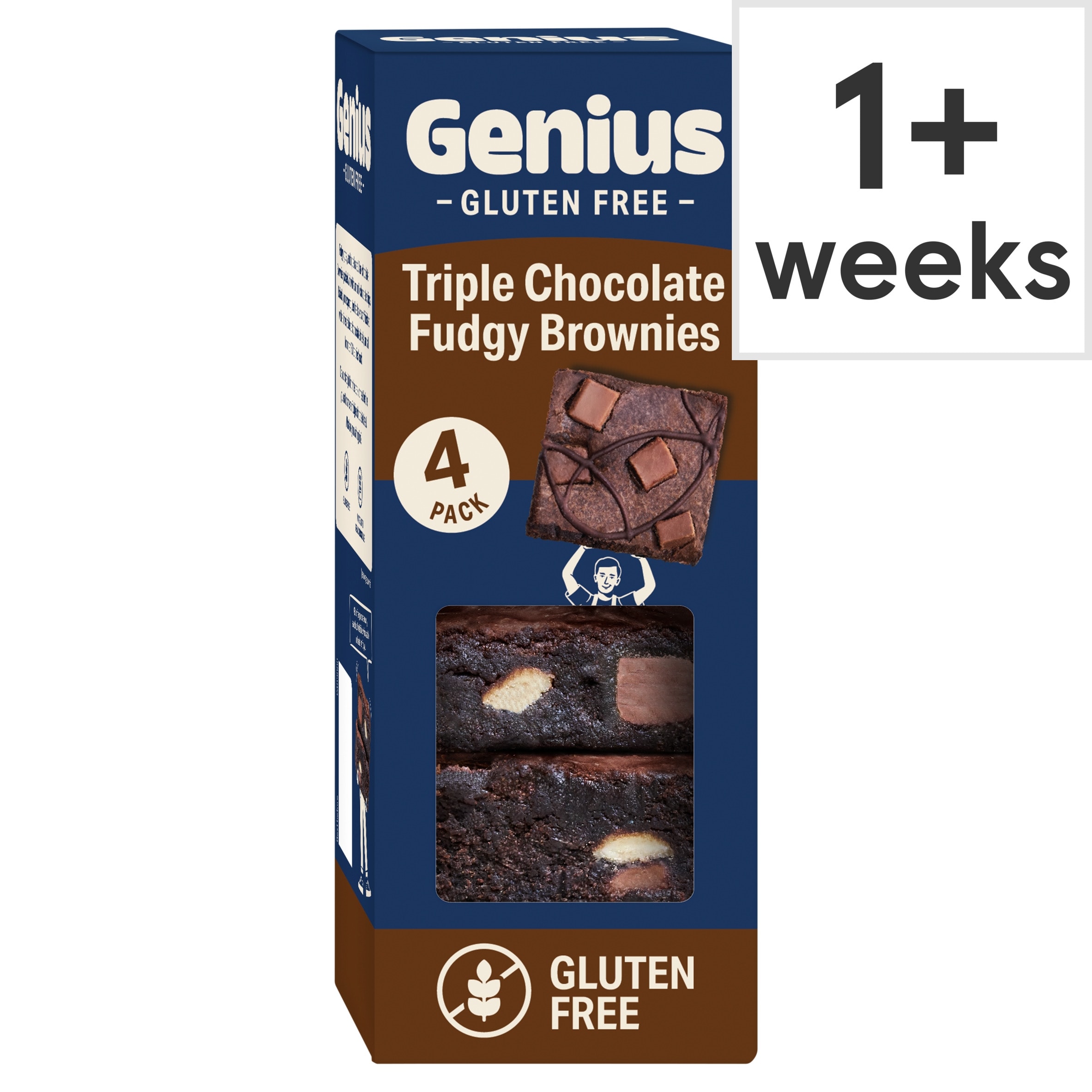 Genius Deliciously Gluten Free Fudge Brownies