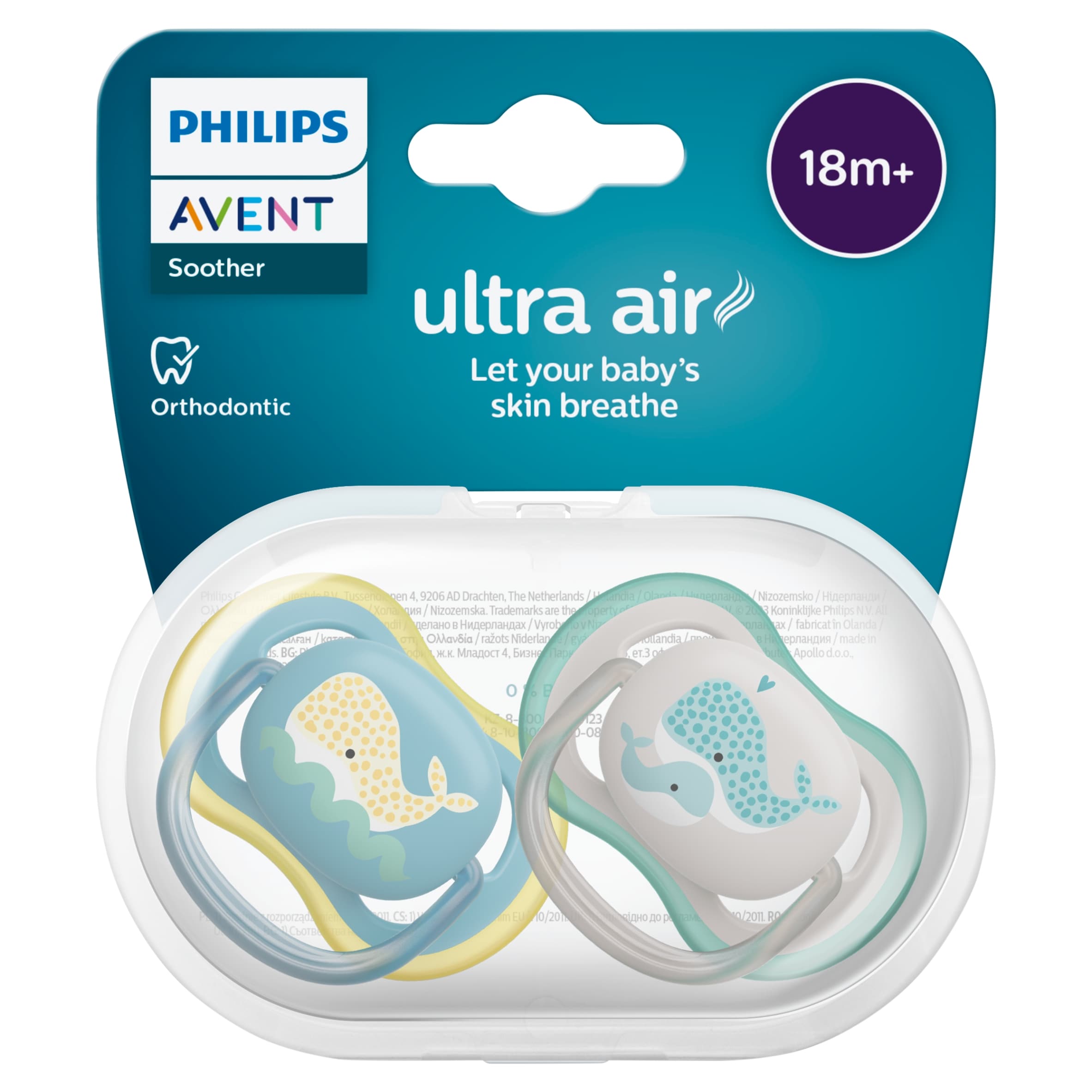 Philips Avent Ultra Air Soother 18m+, 2 pack- SCF349/24