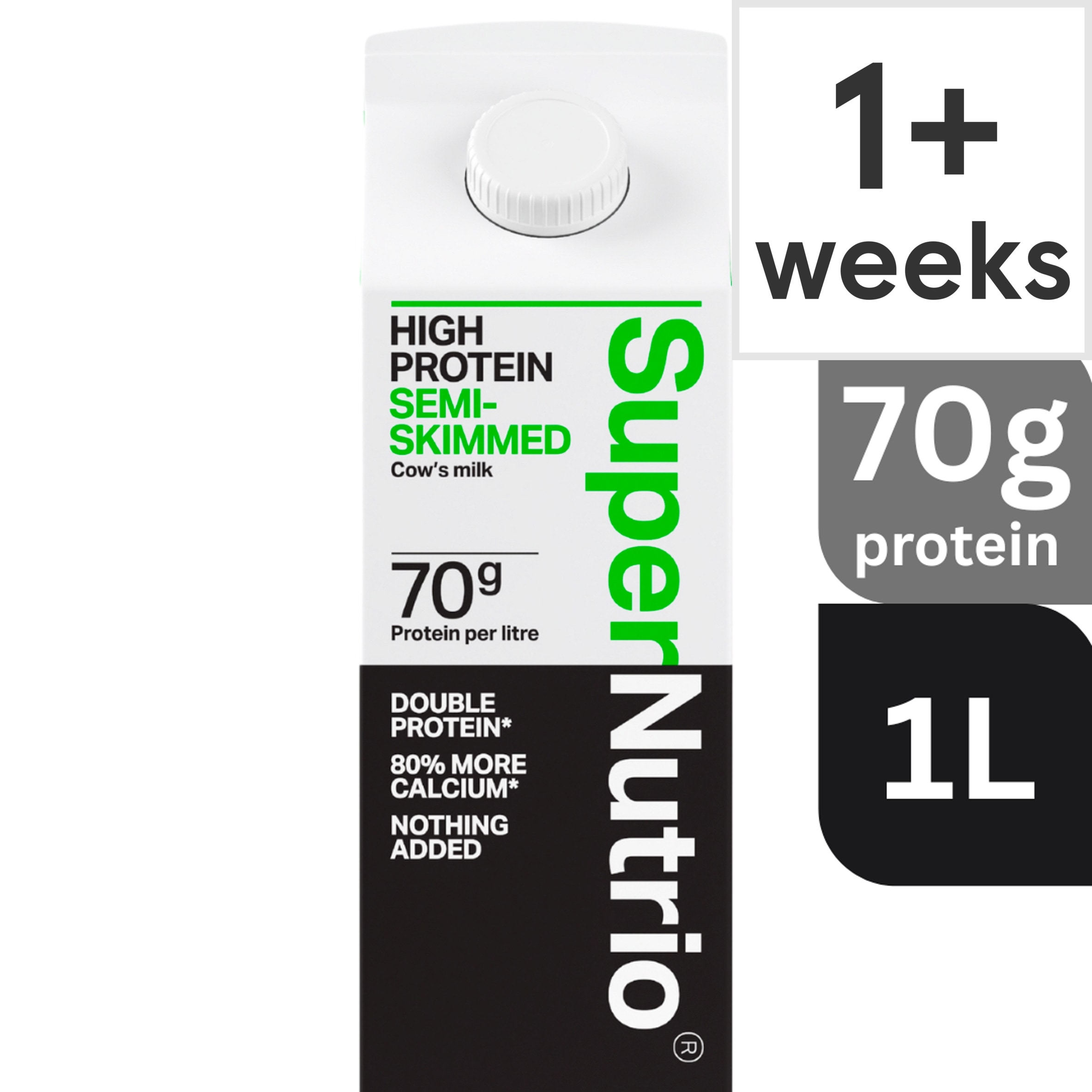 SuperNutrio High Protein Fresh Semi Skimmed Milk