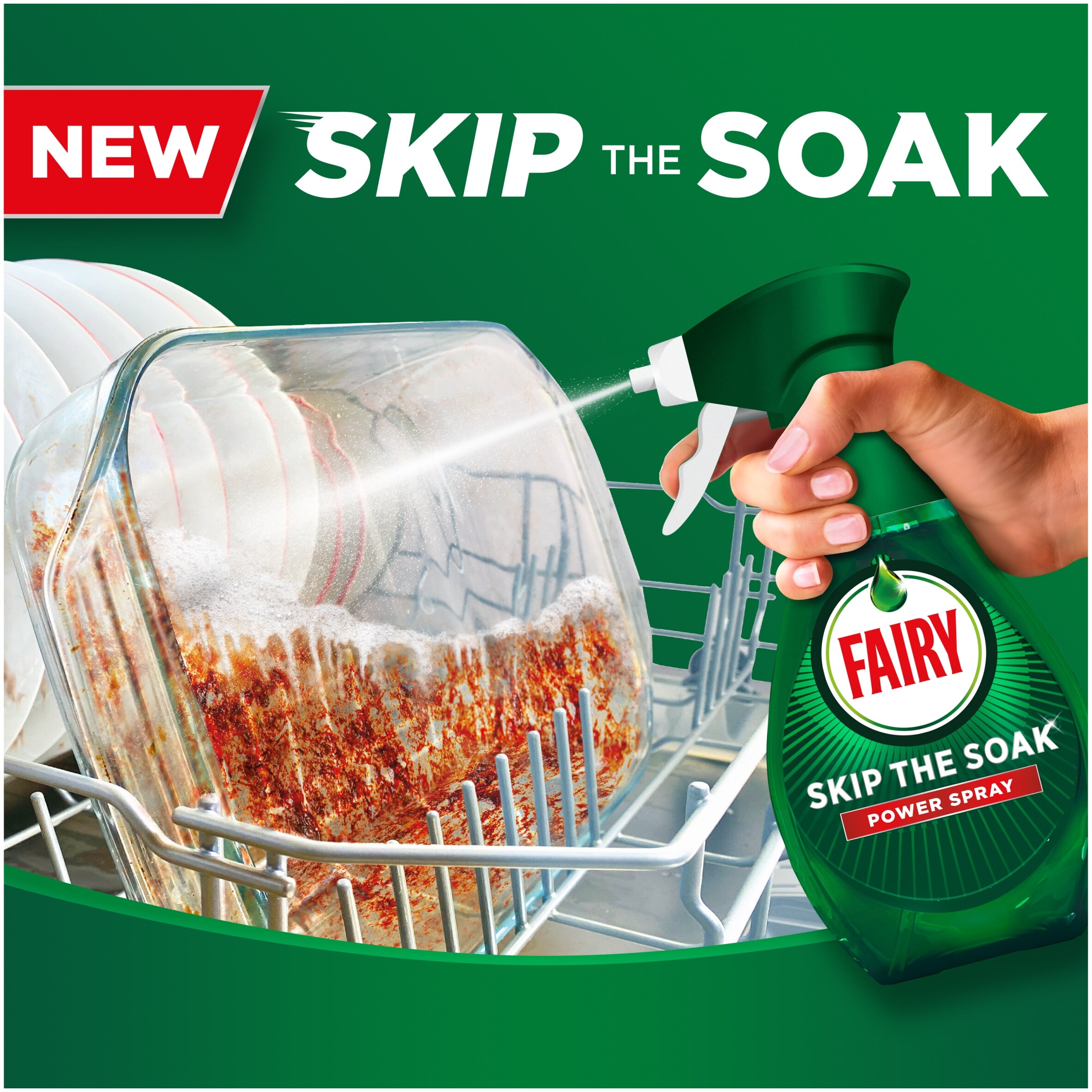 Fairy Skip The Soak Power Spray Fresh 500ml thumbnail 2