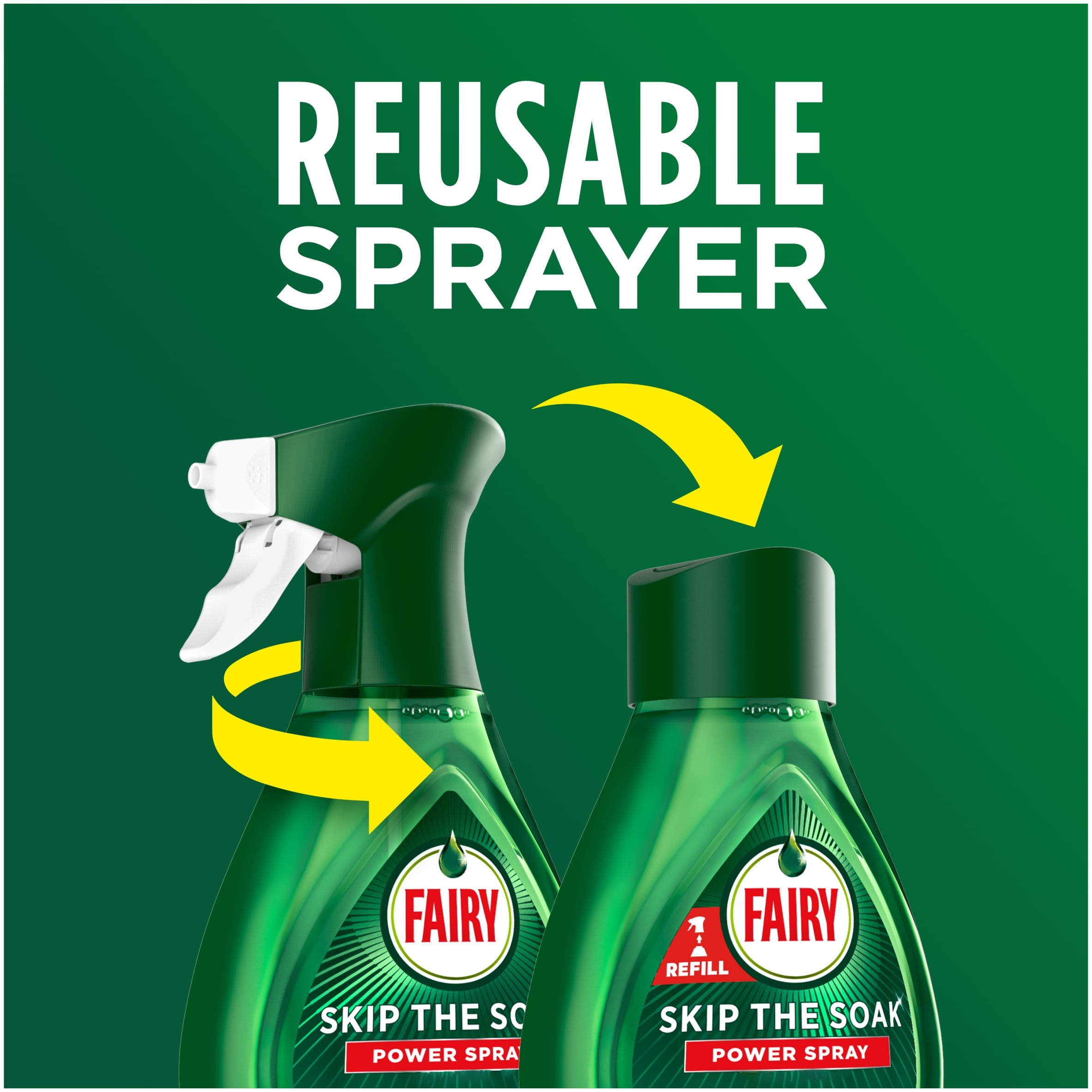 Fairy Skip The Soak Power Spray Fresh 500ml thumbnail 4