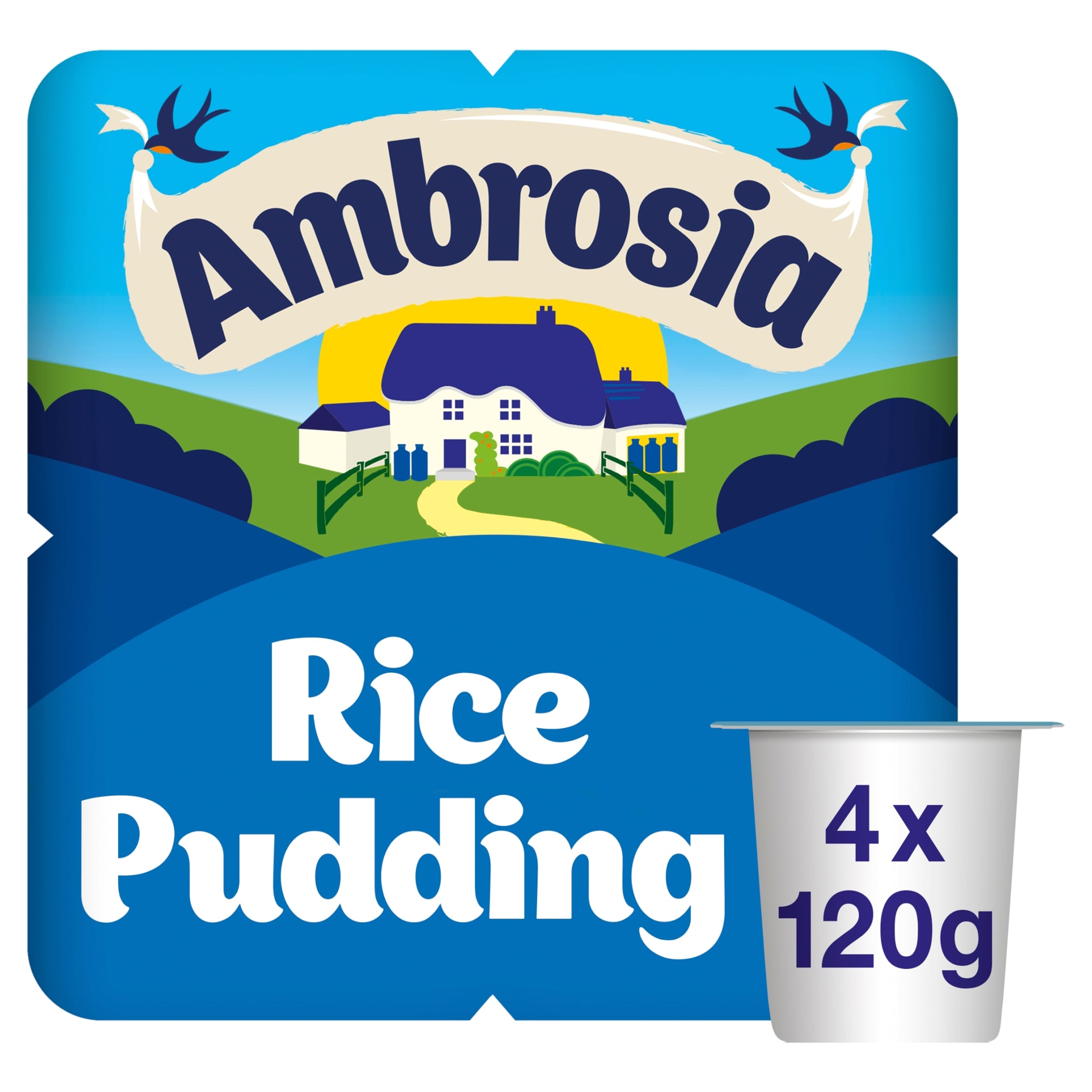 Ambrosia Rice Pudding 4 x 120g (480g)