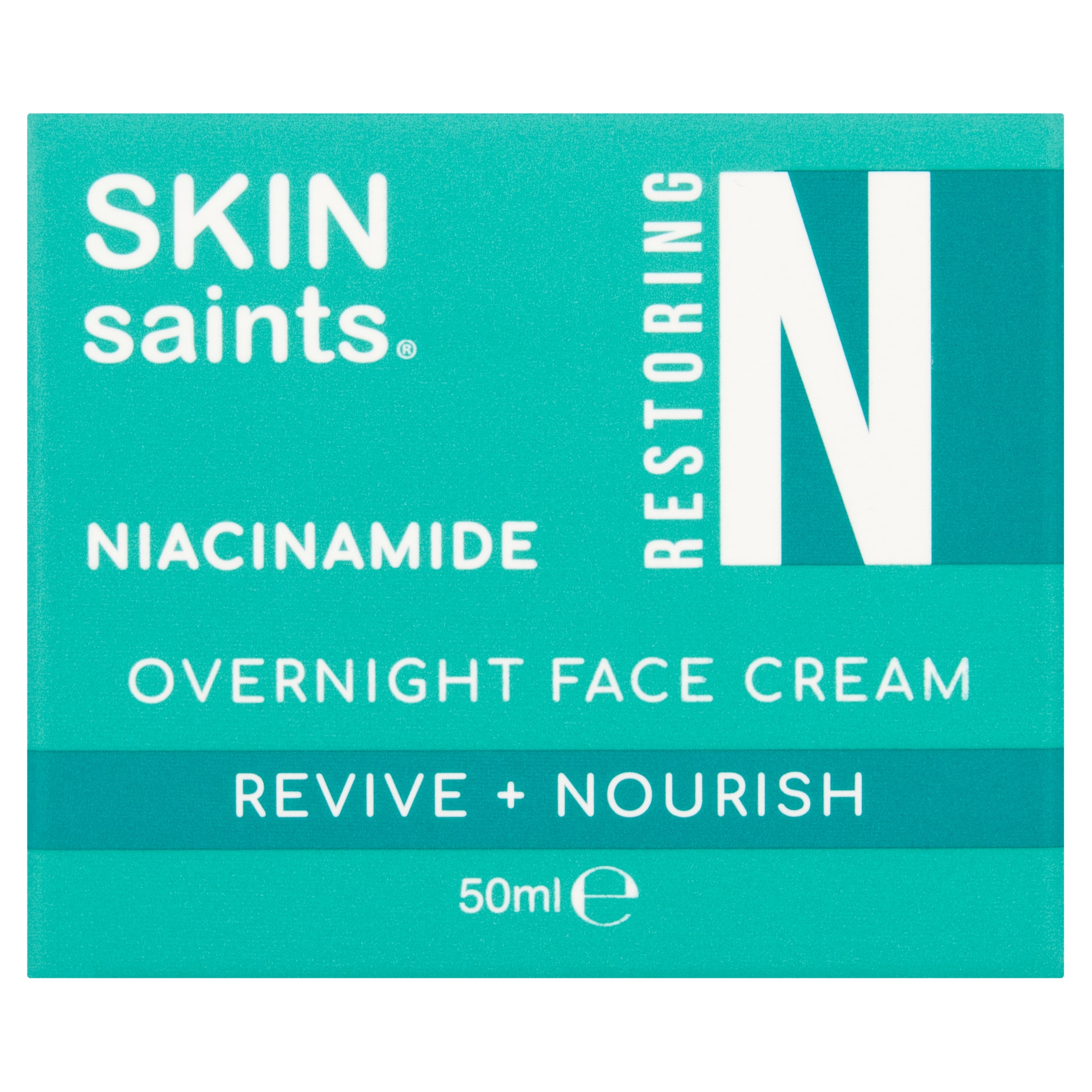 SKIN SAINTS NIACINAMIDE OVERNIGHT FACE CREAM 50ML