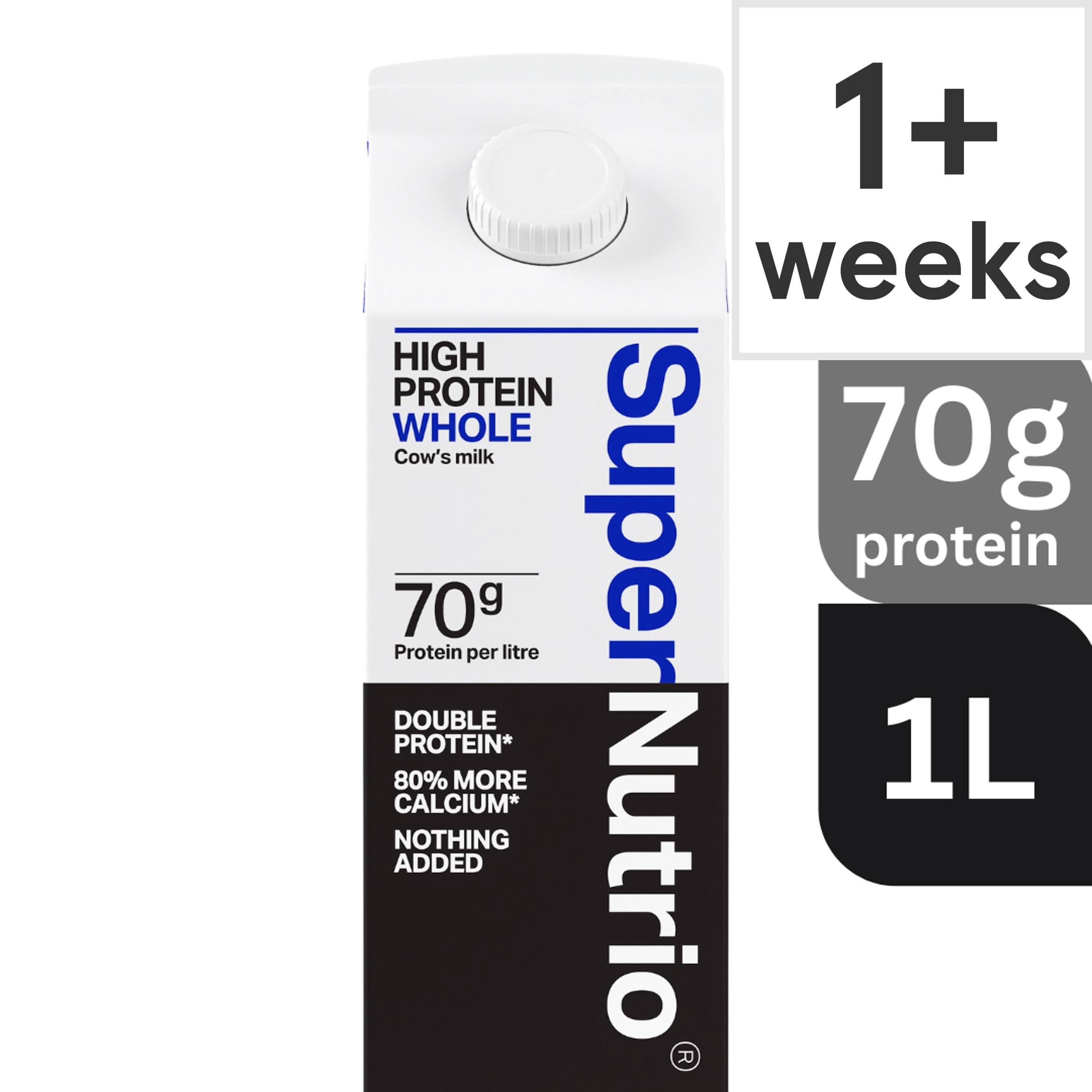 SuperNutrio High Protein Whole Cow's Milk