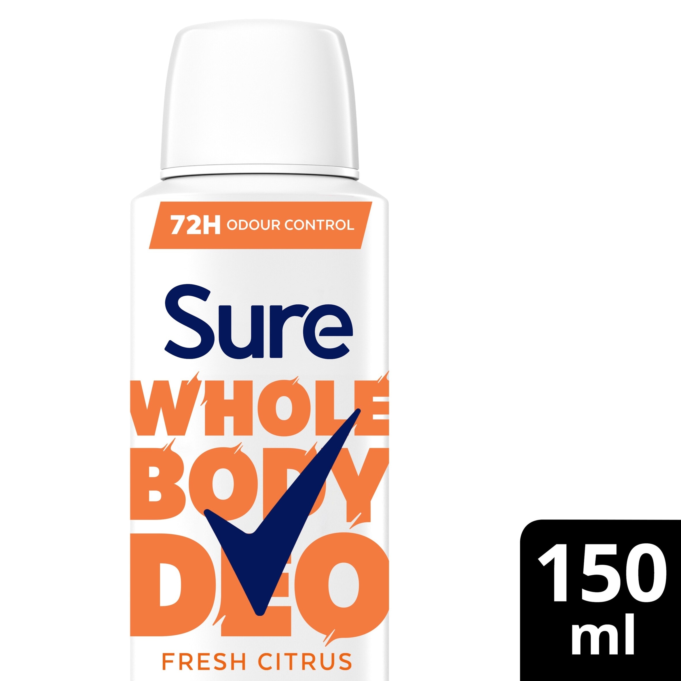 Sure Women Whole Body Fresh Citrus Body Spray Deodorant