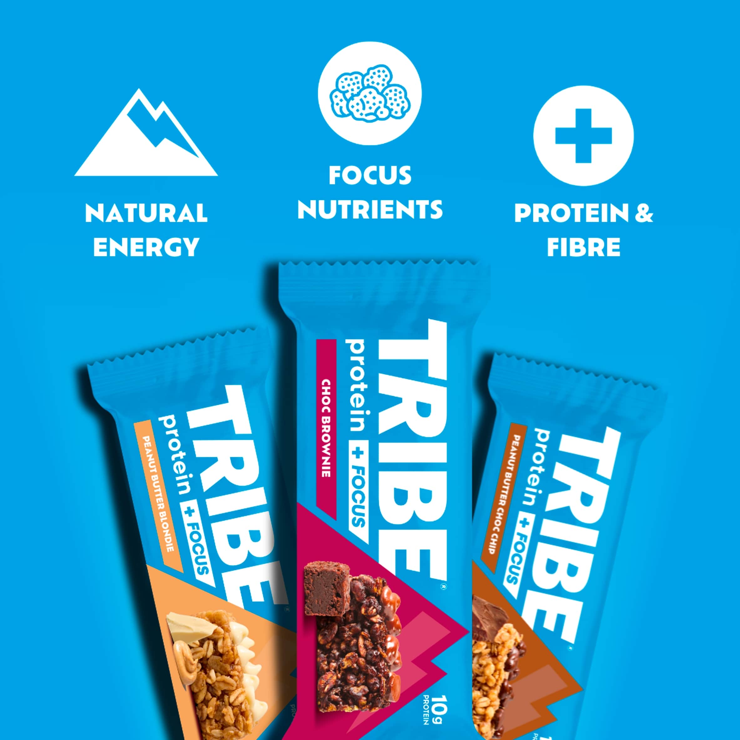 TRIBE Protein & Focus Peanut Butter Chocolate 60g thumbnail 3