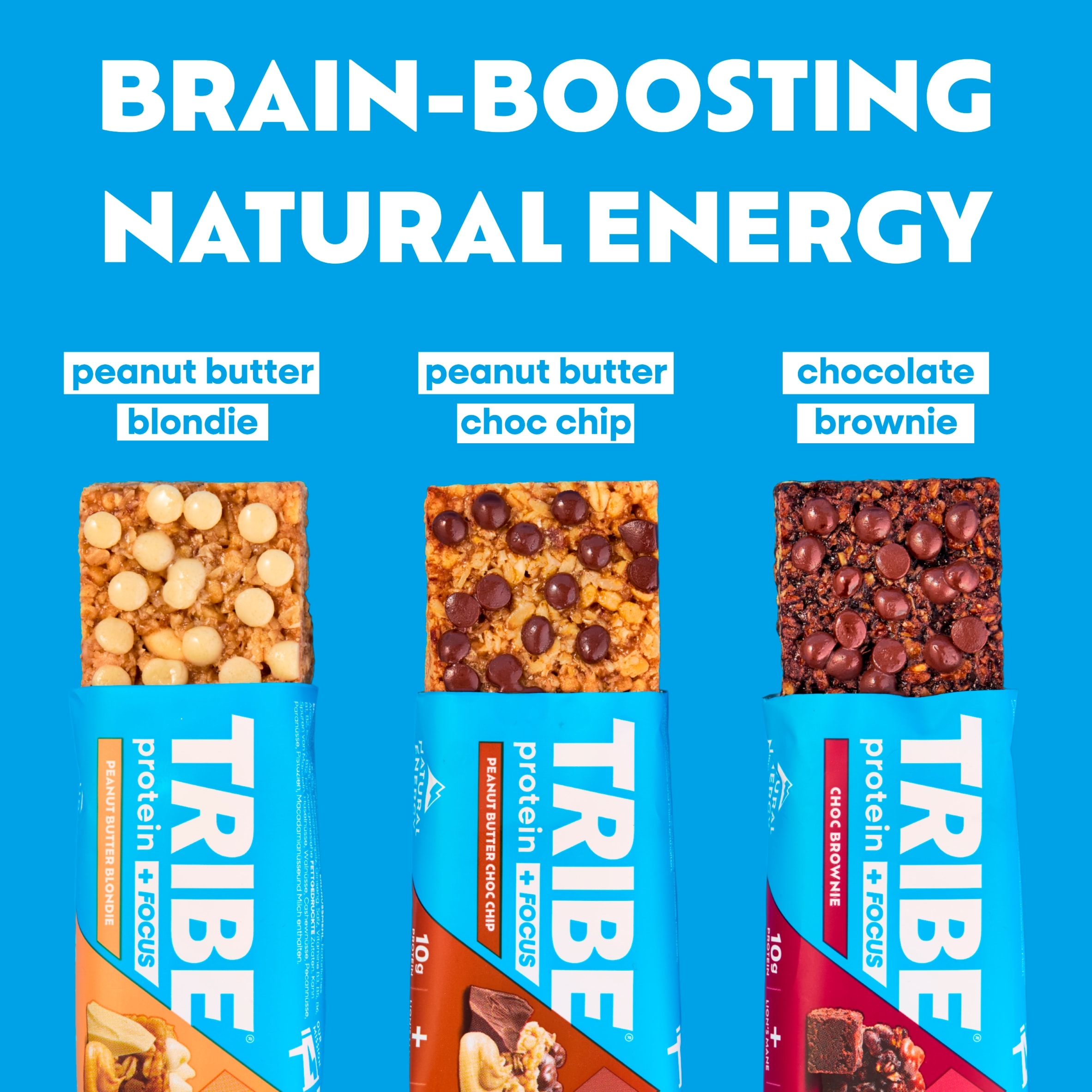 TRIBE Protein & Focus Peanut Butter Chocolate 60g thumbnail 5
