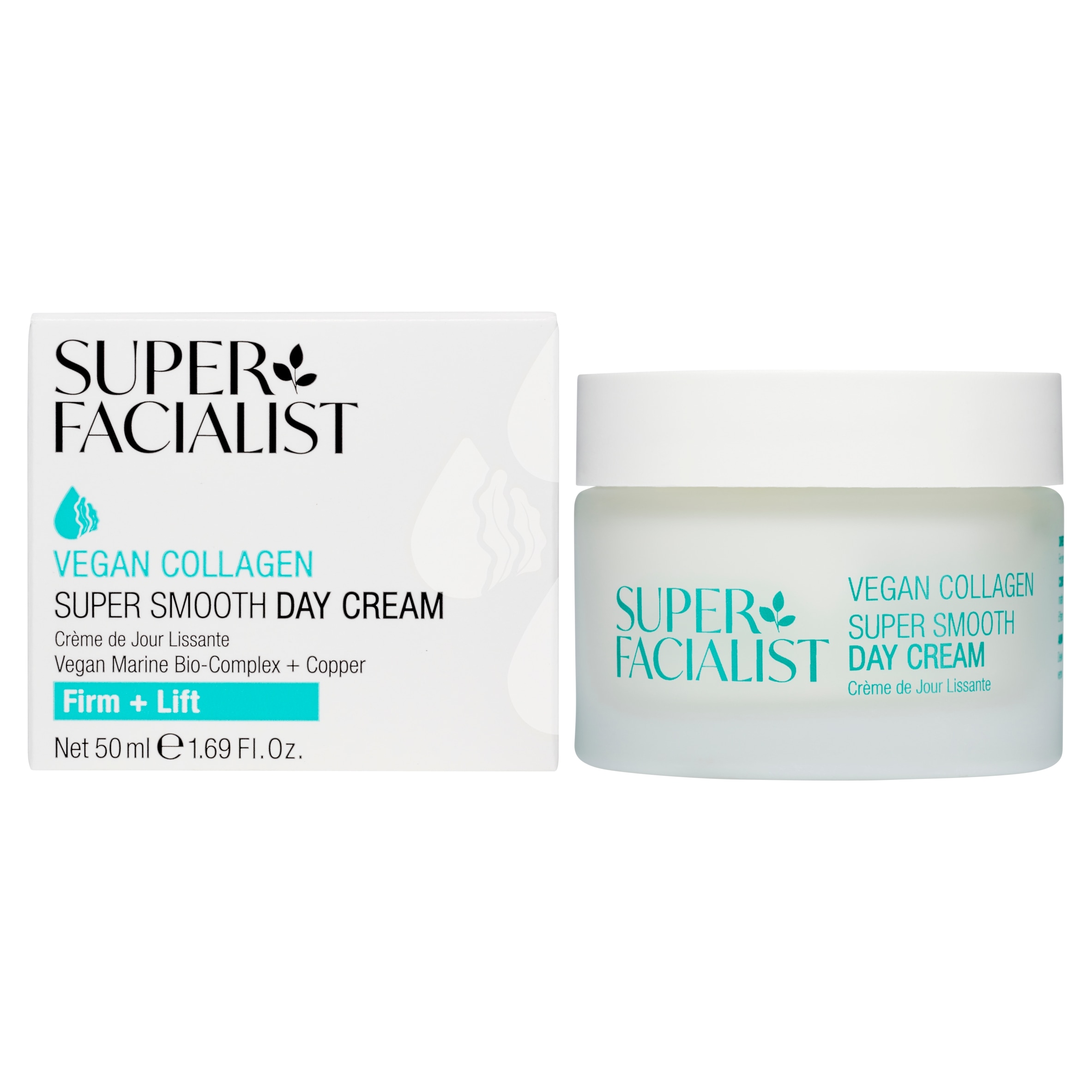Super Facialist Vegan Collagen Super Smooth Day Cream 50ml thumbnail 2
