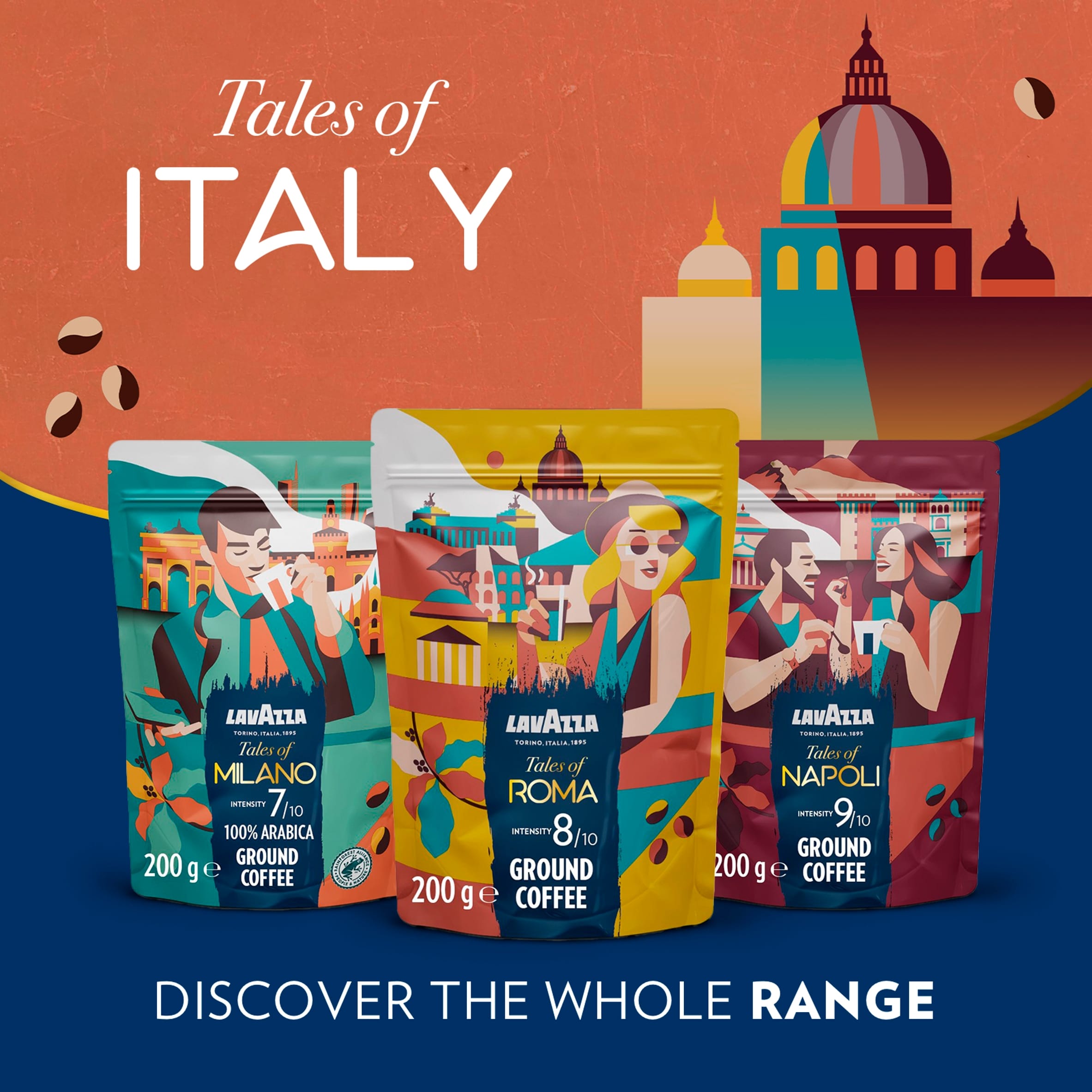 Lavazza Tales of Roma Ground Coffee 200g thumbnail 5