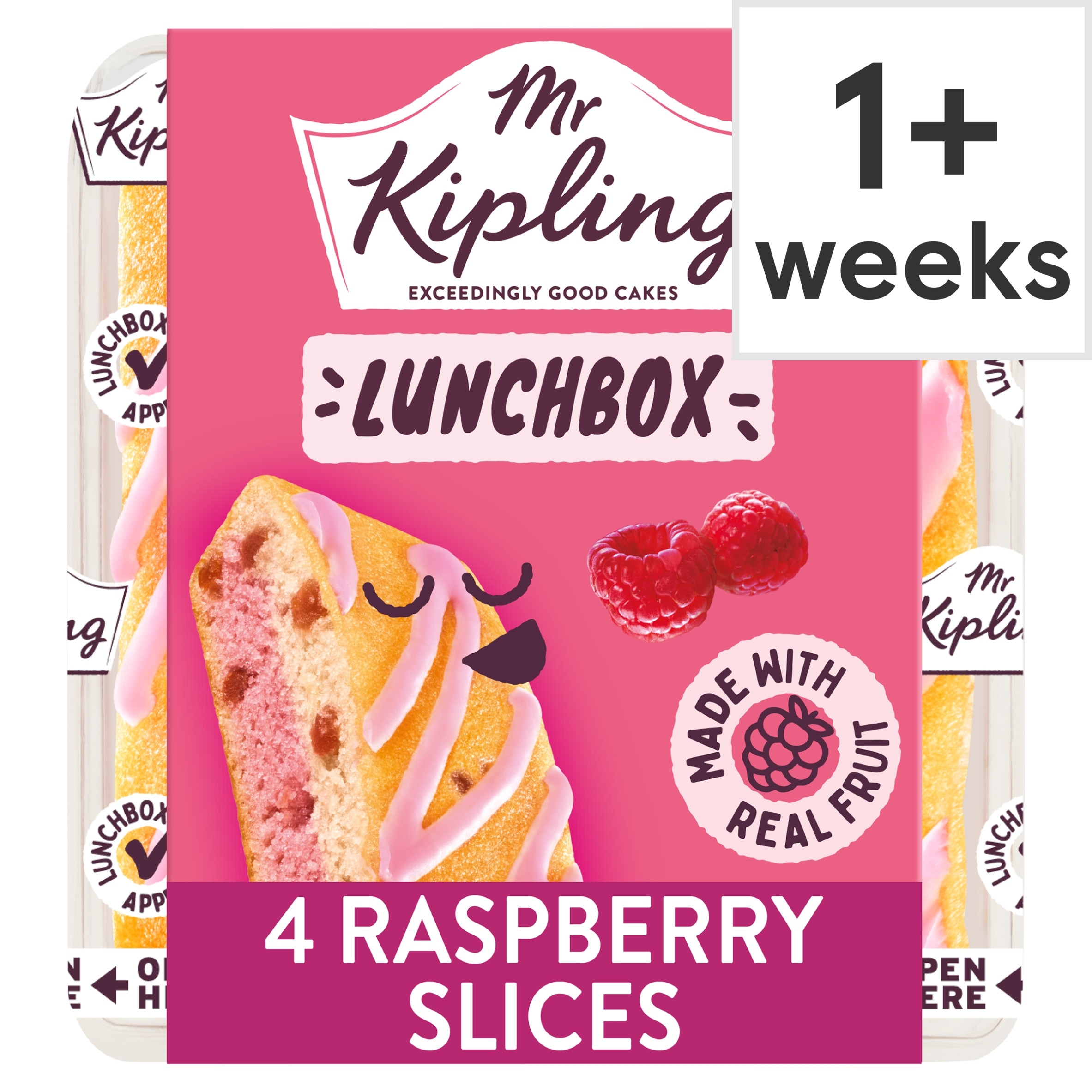 Mr Kipling Raspberry Lunchbox Slices
