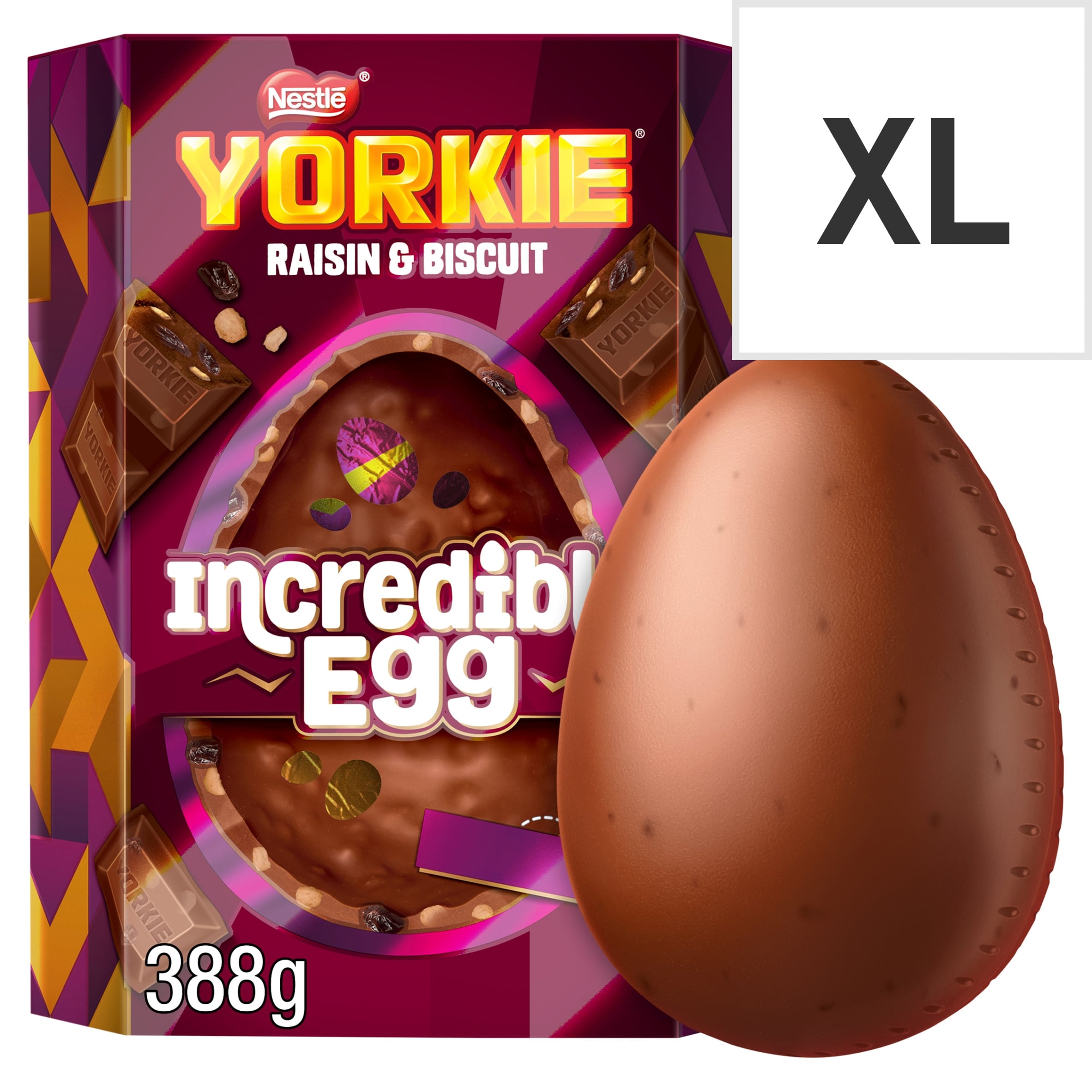 Yorkie Raisin & Biscuit Incredible Egg 388g