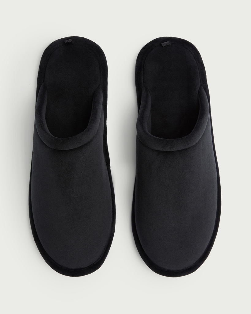 F&F Mule Slippers in Black thumbnail 2