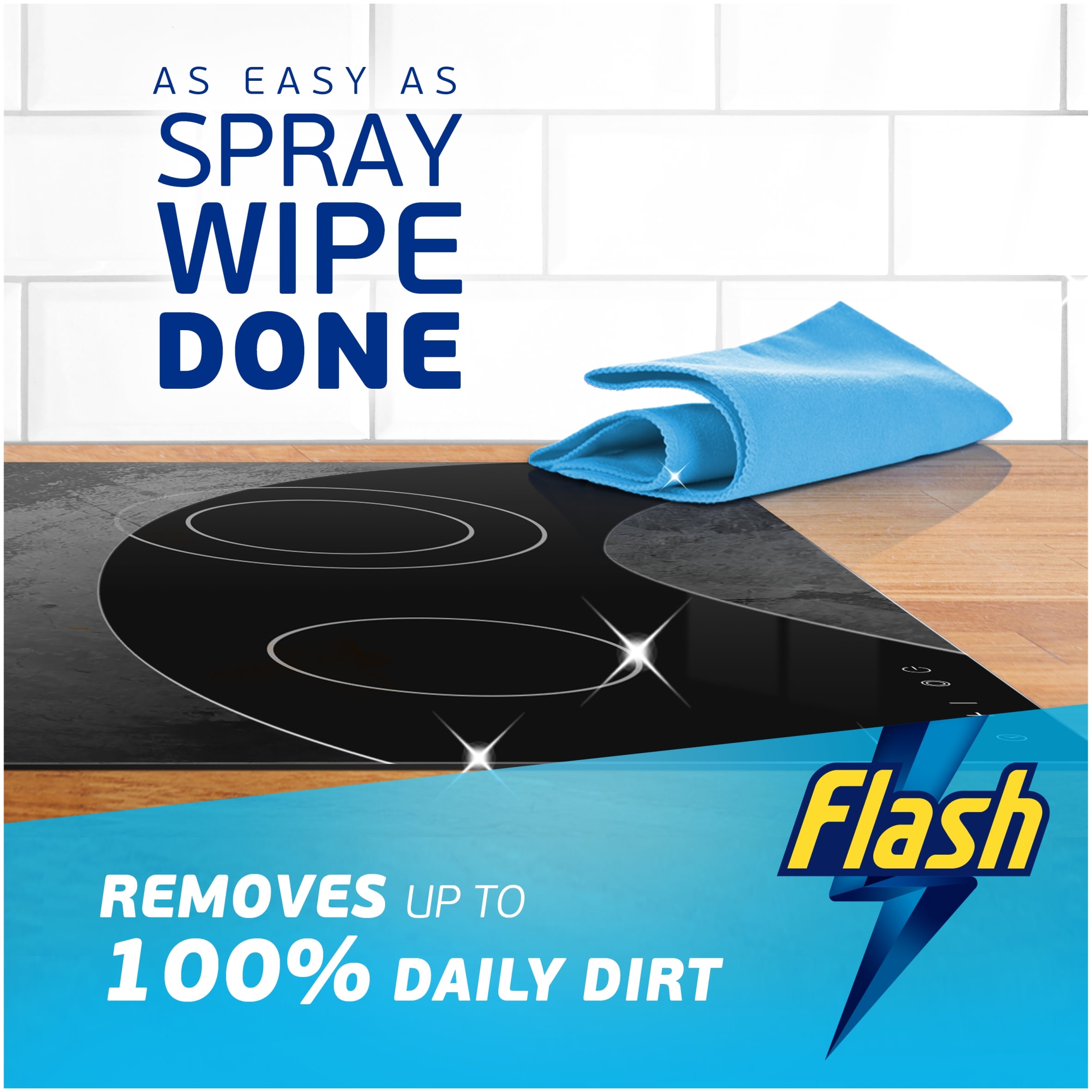 Flash Spray Wipe Done Multi-Purpose Wild Berries 800ml thumbnail 2