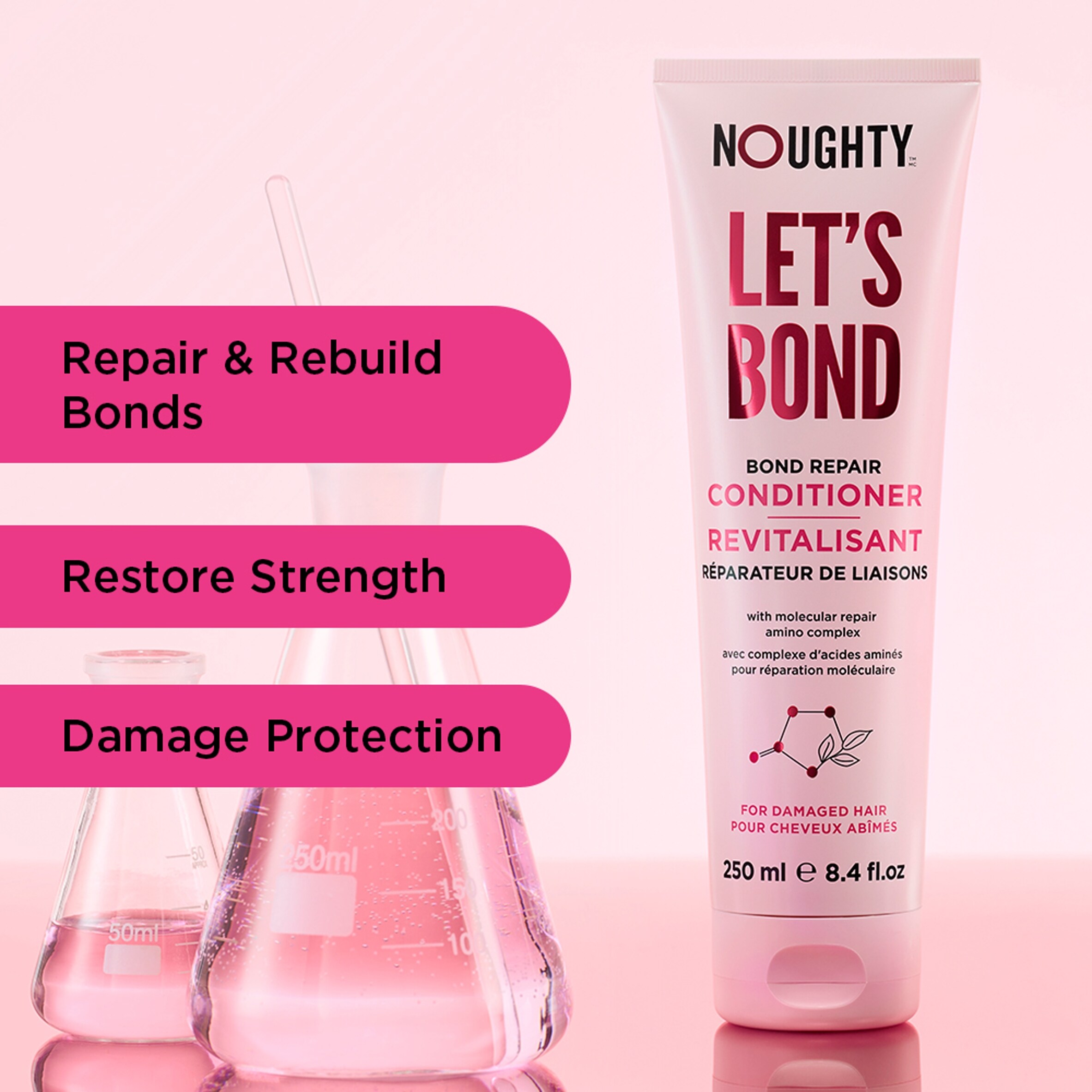 Noughty Let's Bond Bond Repair Conditioner 250ml thumbnail 2