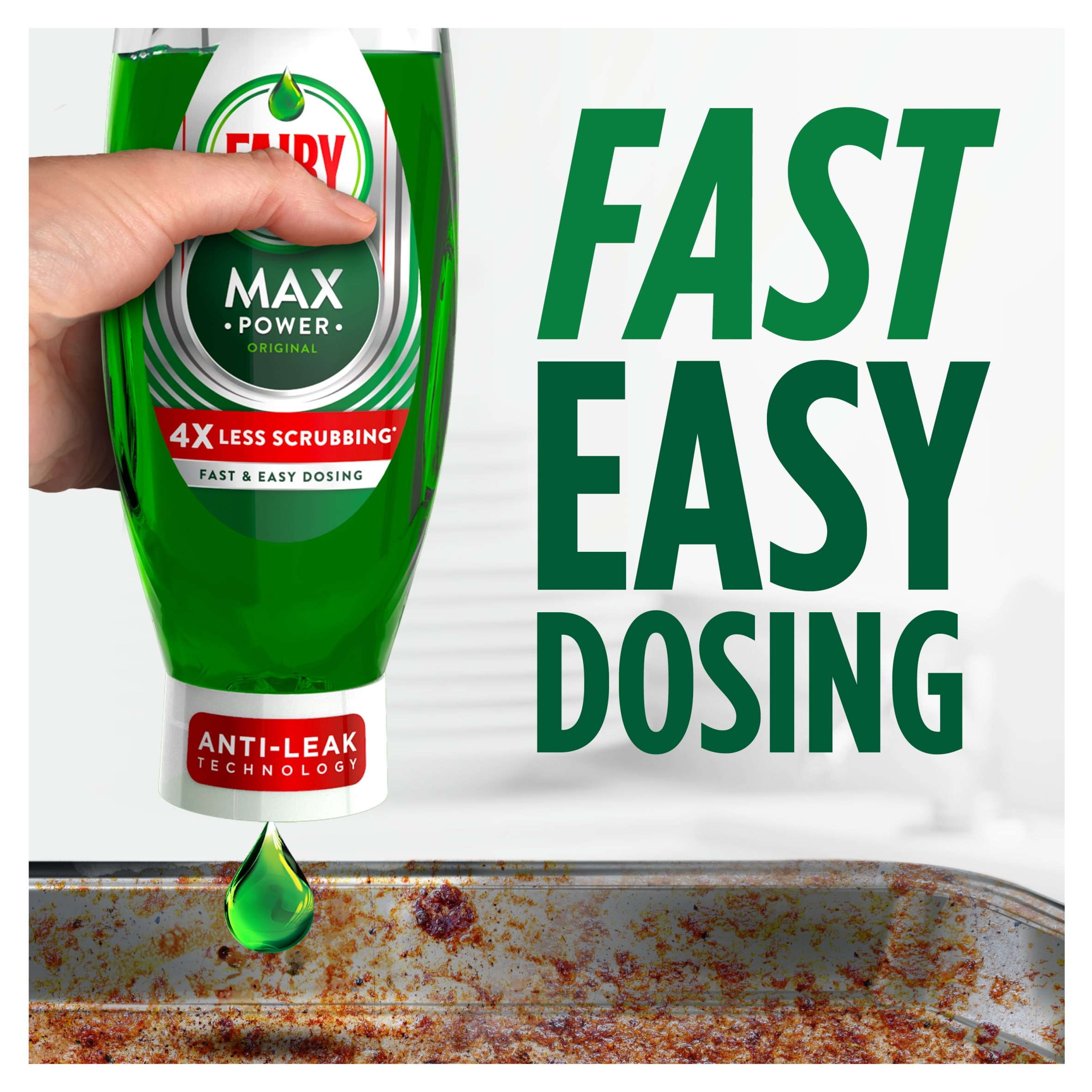Fairy Max Power Pomegranate Washing Up Liquid 545ml thumbnail 2