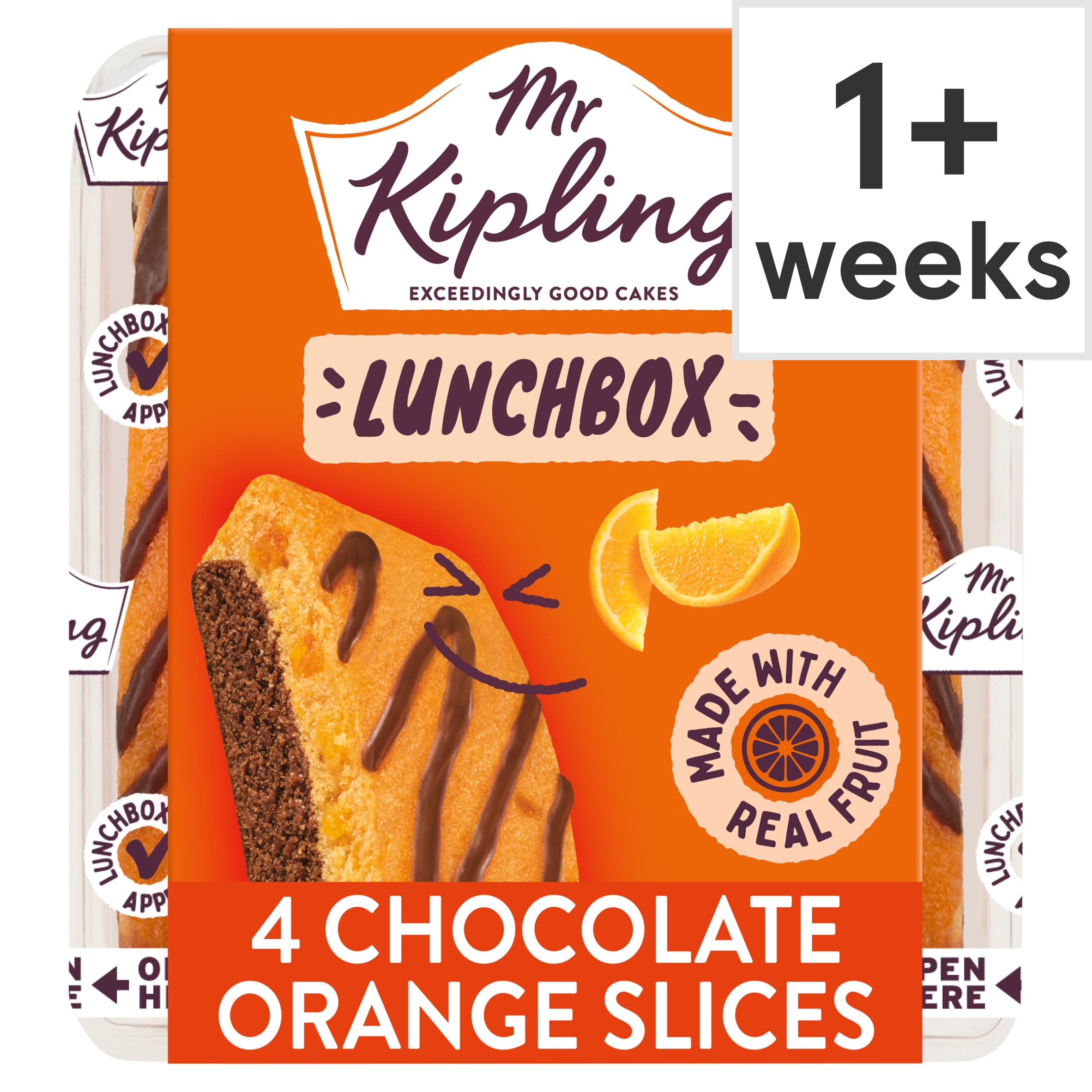 Mr Kipling Choc Orange Lunchbox Slices