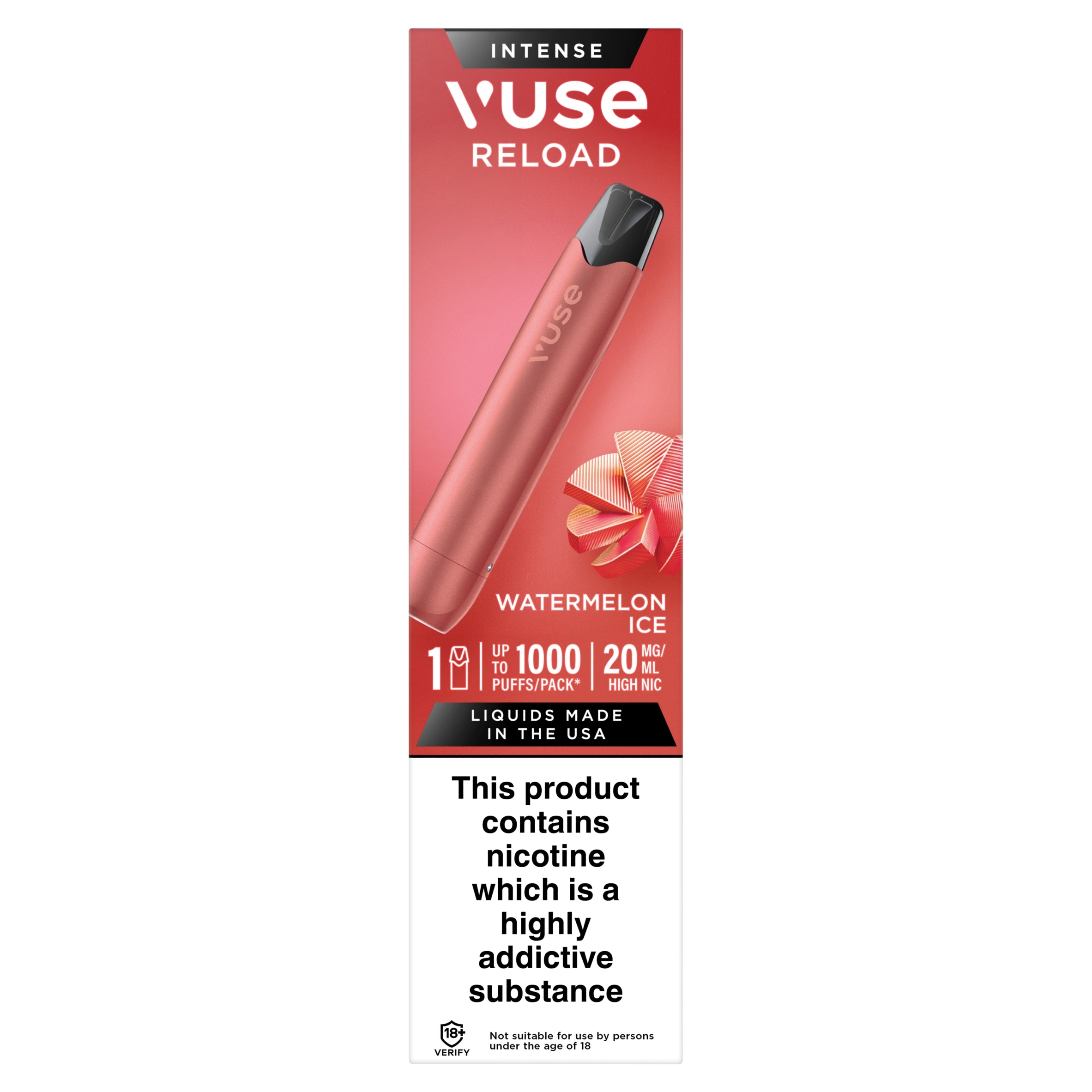 Vuse Go Reload Pen - Orange - Watermelon Ice 20mg/ml UK