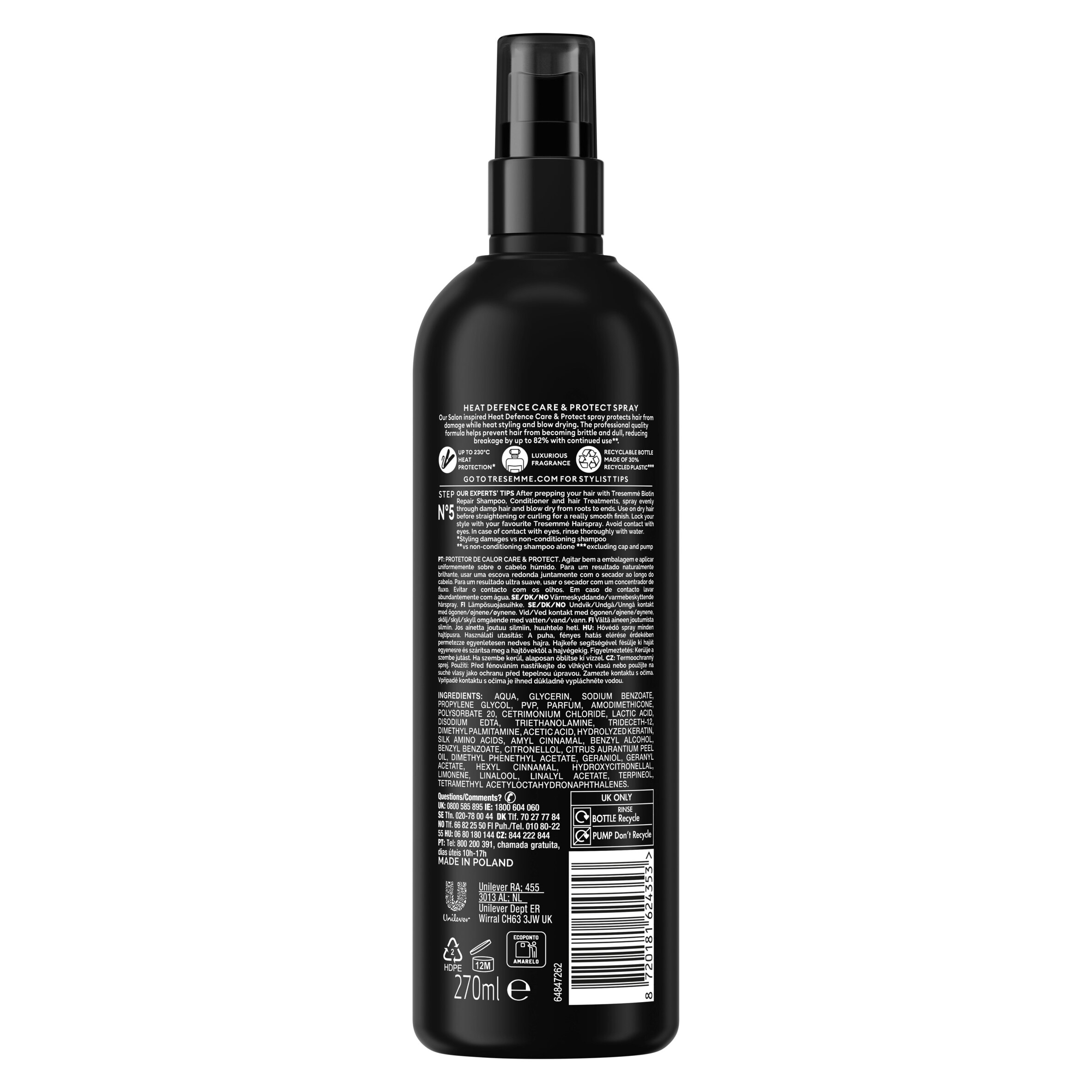 Tresemme Heat Defense Care & Protect Spray 270ml thumbnail 3