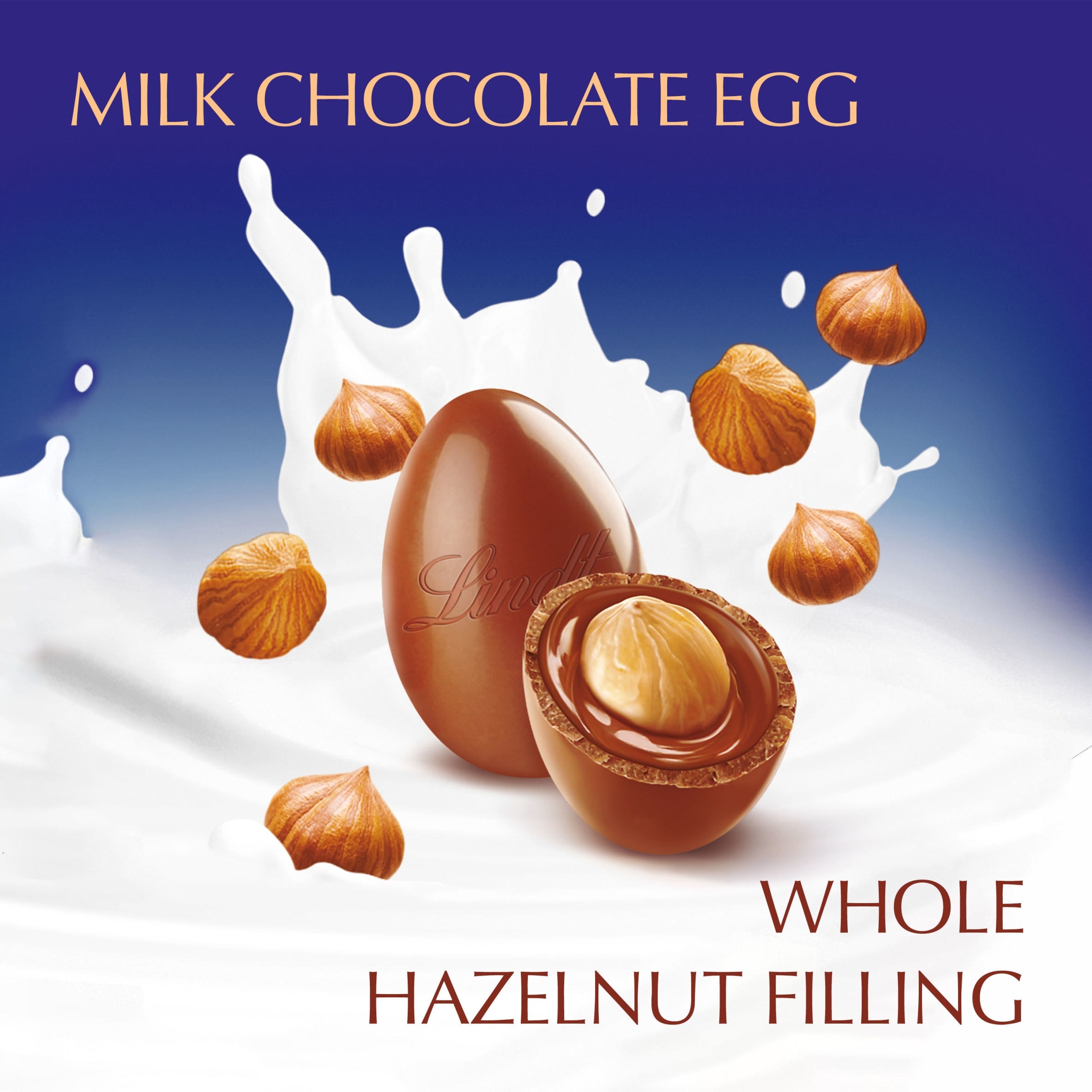 Lindt Gourmet Eggs Dark Chocolate with Whole Roasted Hazelnuts 130g thumbnail 2