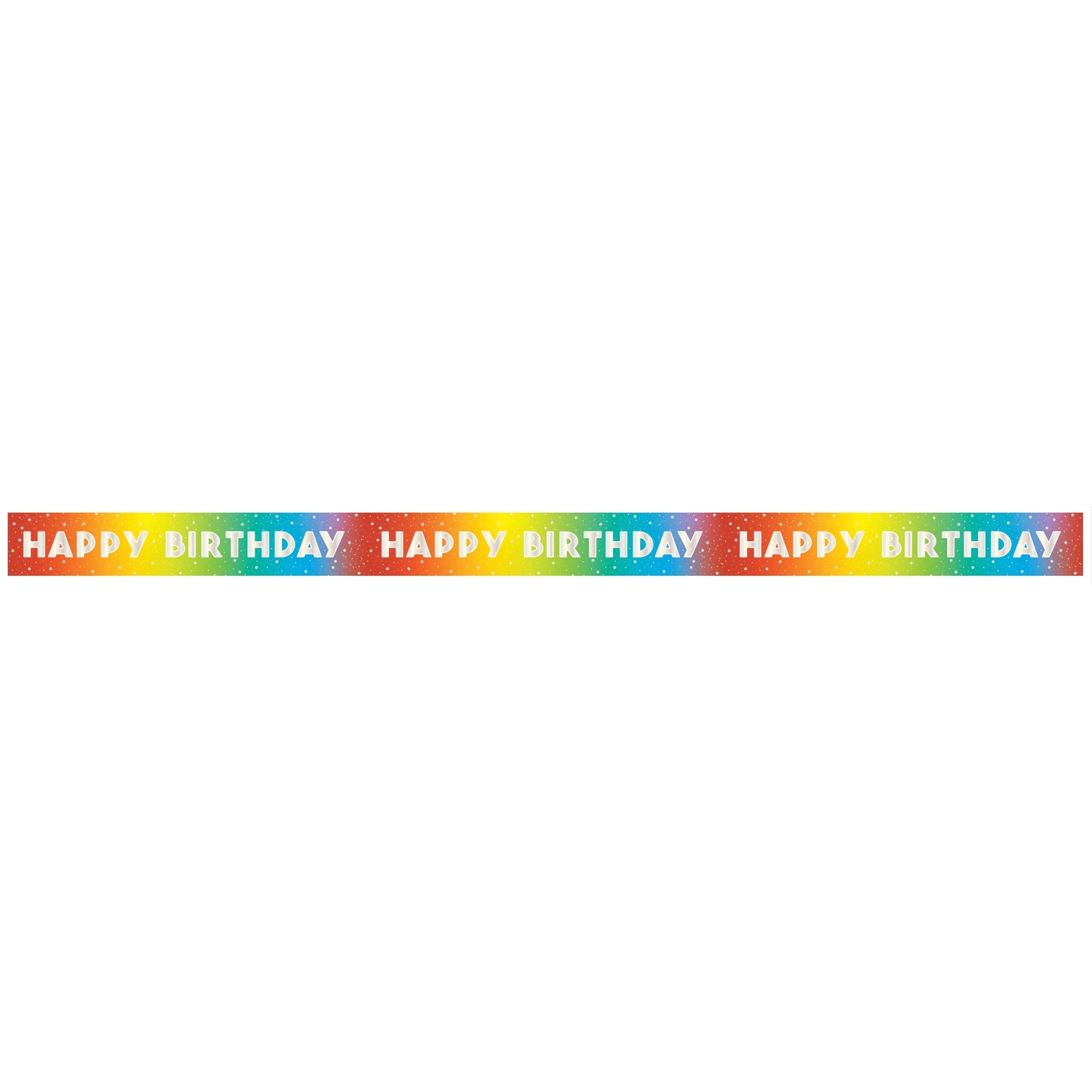 Tesco Happy Birthday Banner 1.8m