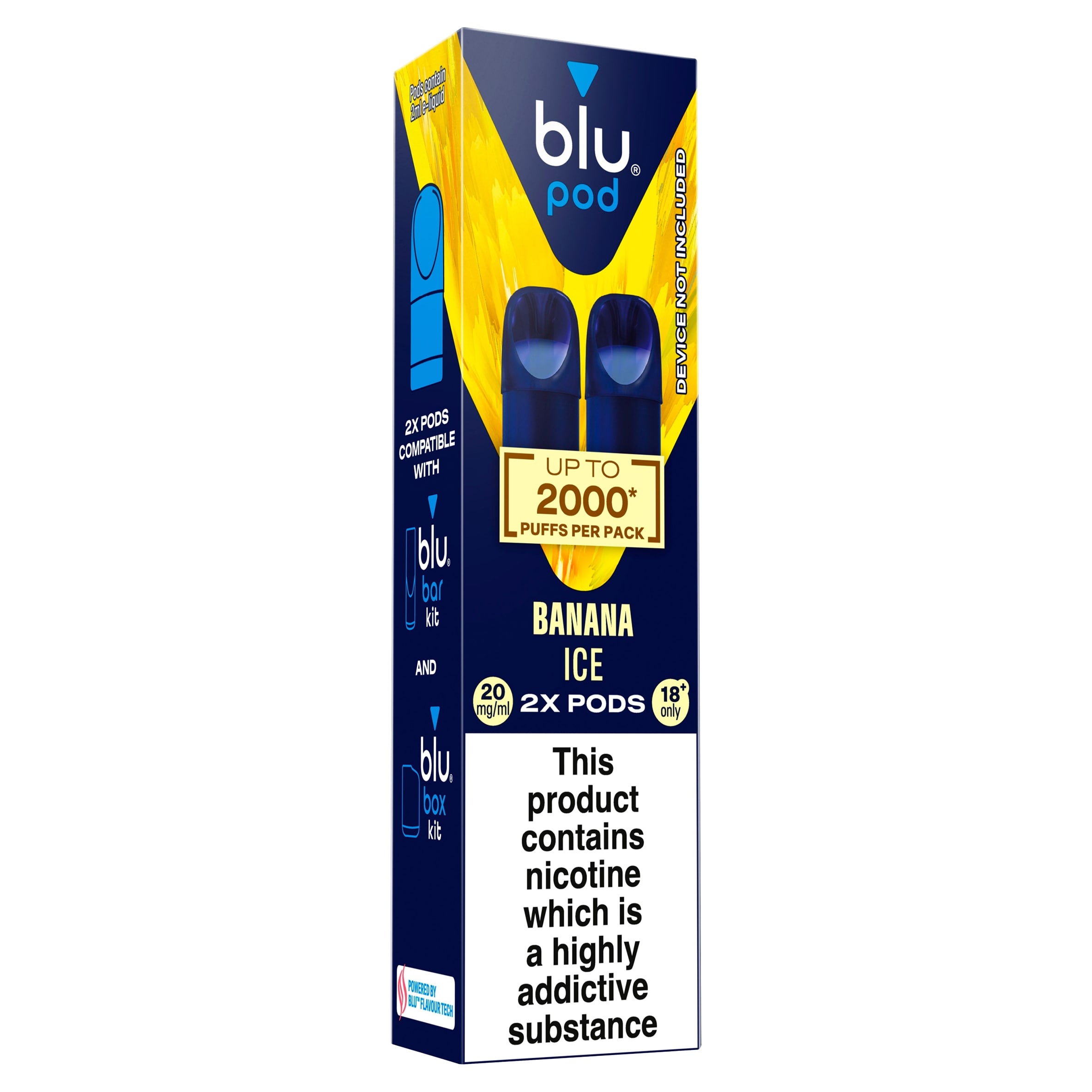 blu Pod Banana Ice 20mg/ml 2x 2ml thumbnail 2