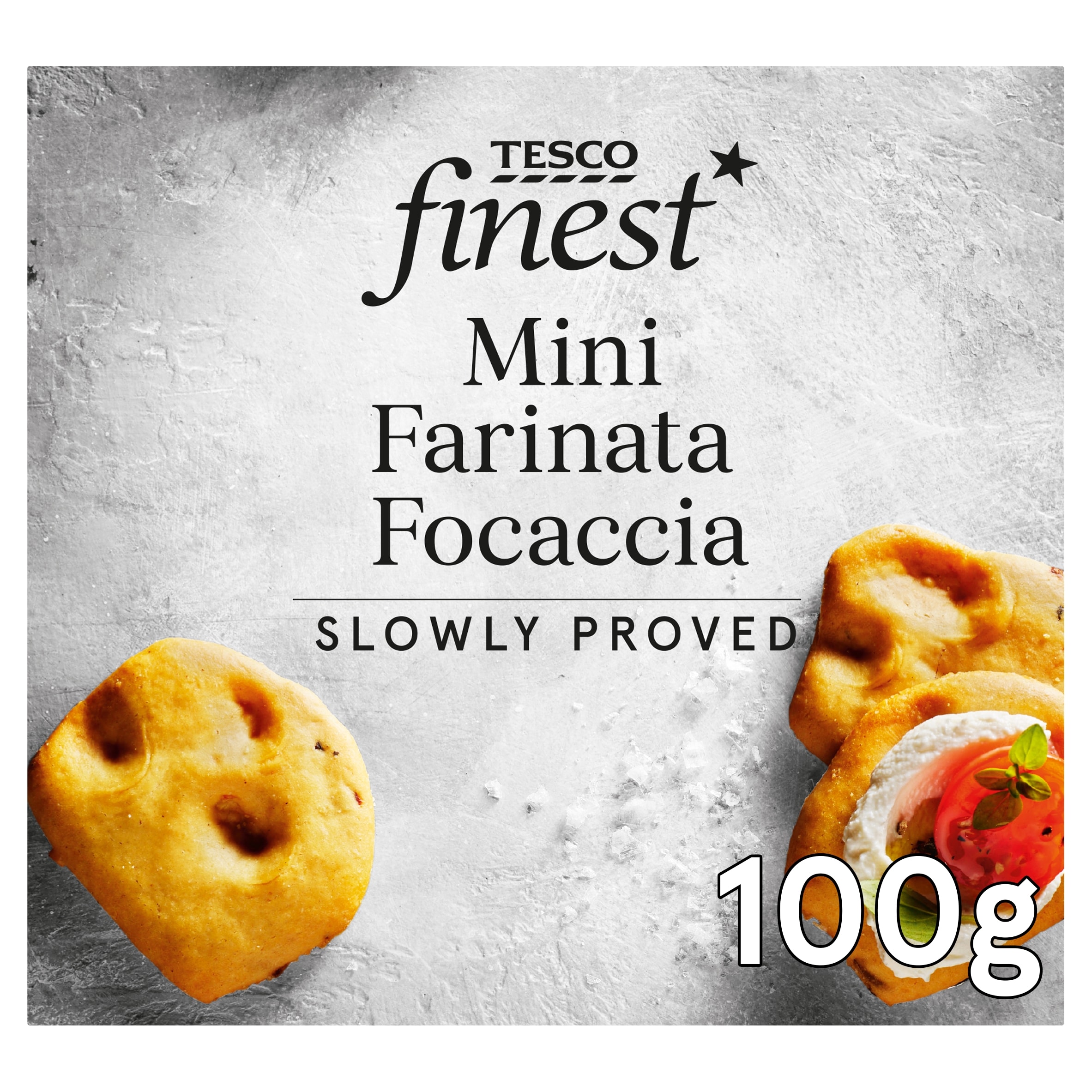 Tesco Finest Mini Focaccia Farinata 100g