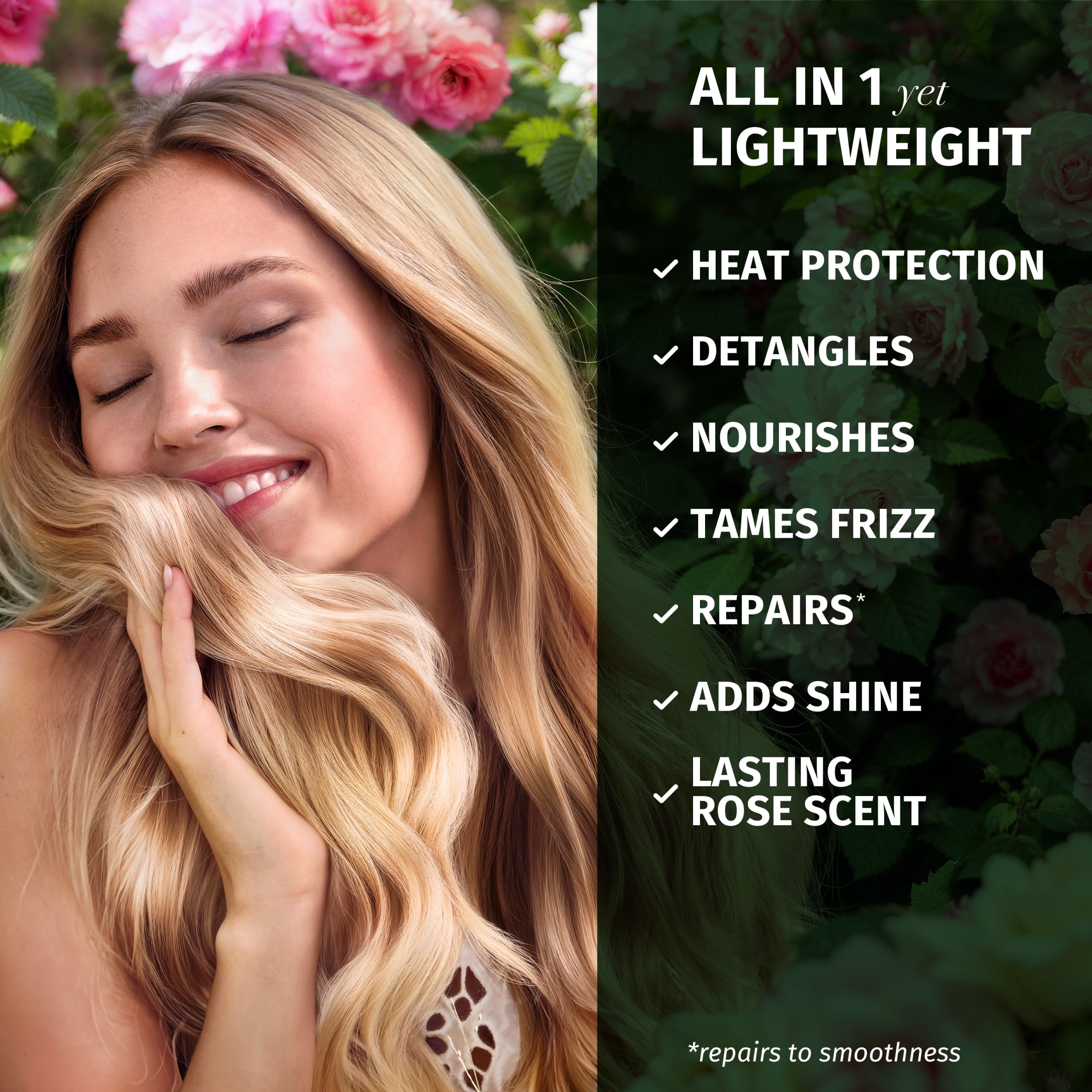 Herbal Essences Petal Soft Rose Scent Leave In Conditioner 145ml thumbnail 3