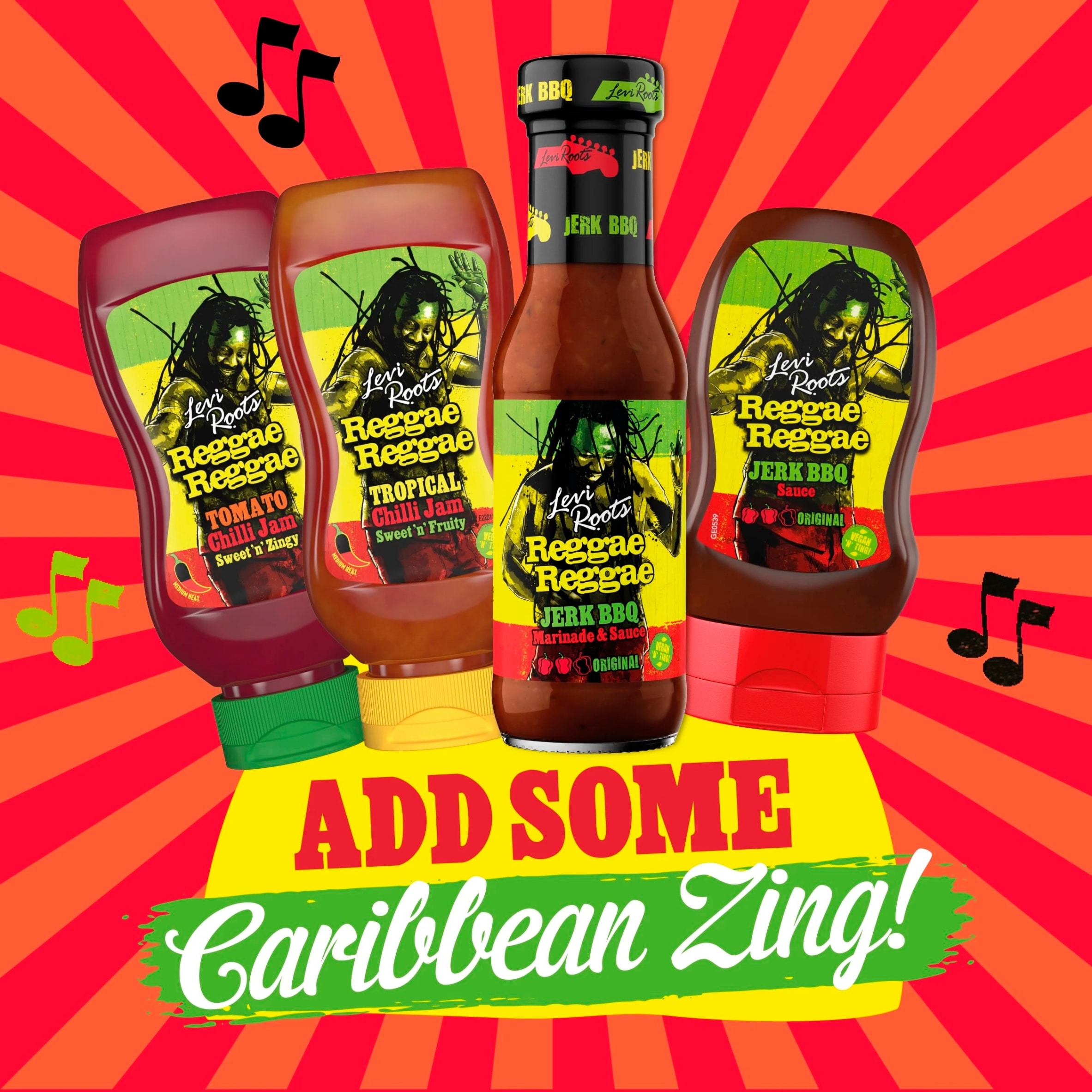 Levi Roots Reggae Reggae Tomato Chilli Jam 300g thumbnail 4